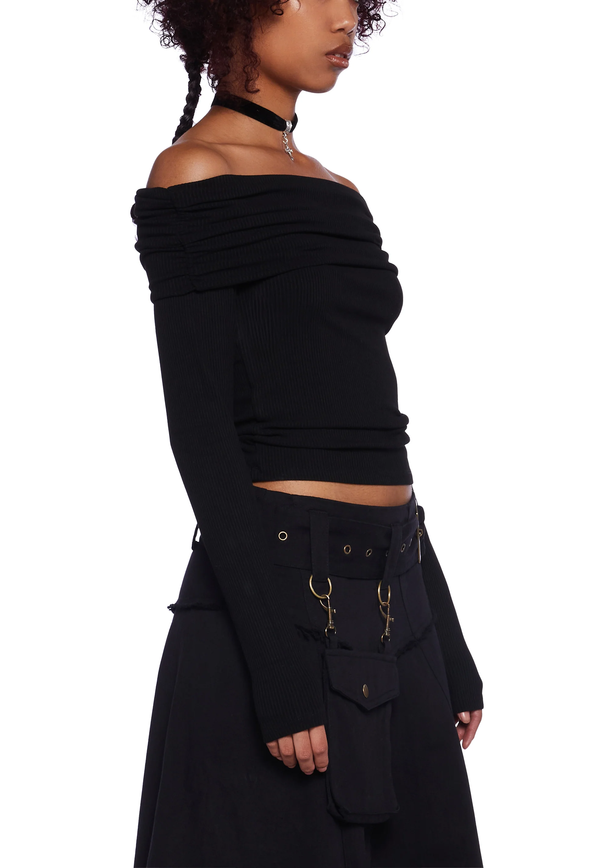 Rustic Soul Long Sleeve Top - Black - Image 5