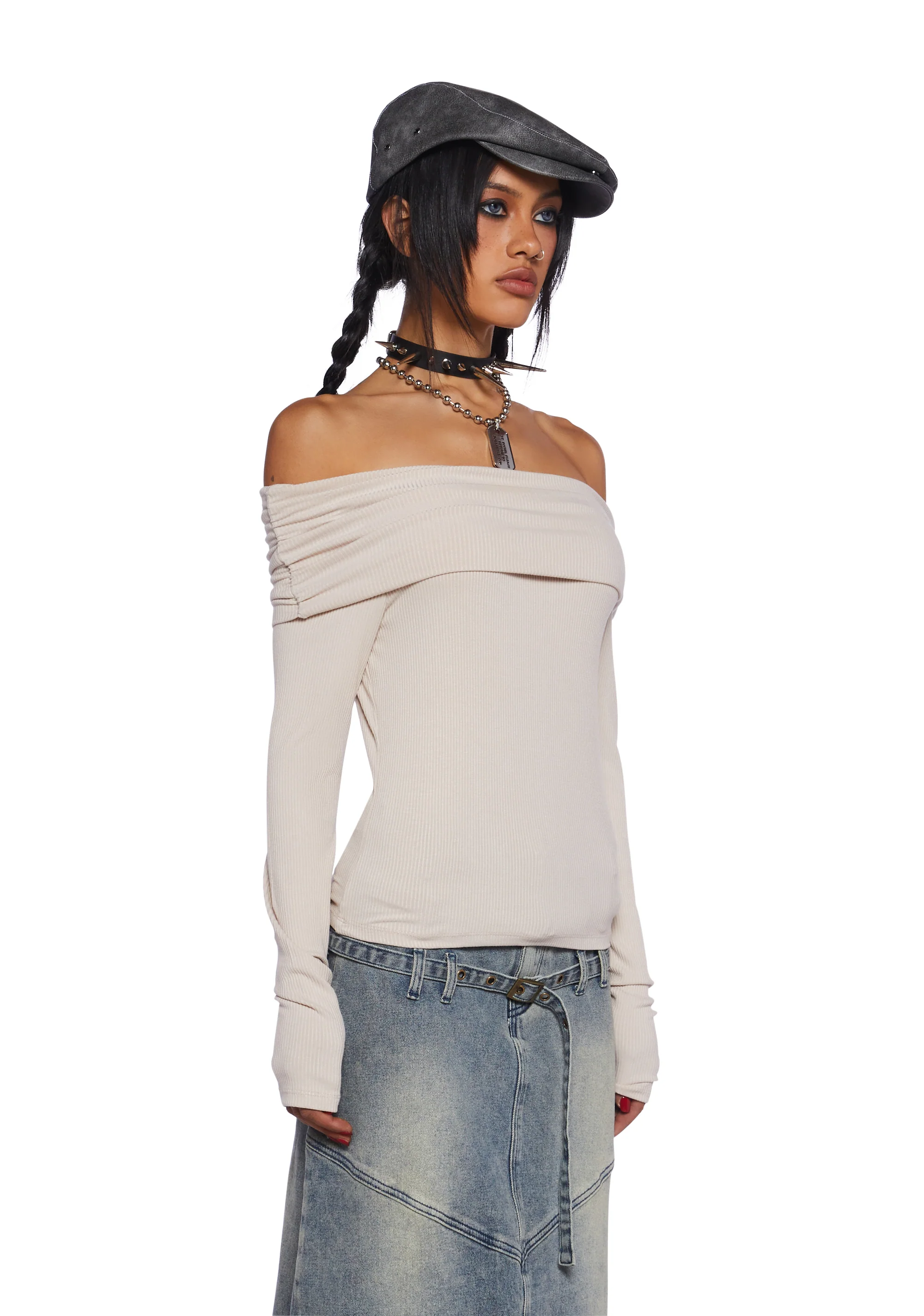 Rustic Soul Long Sleeve Top - White - Image 3