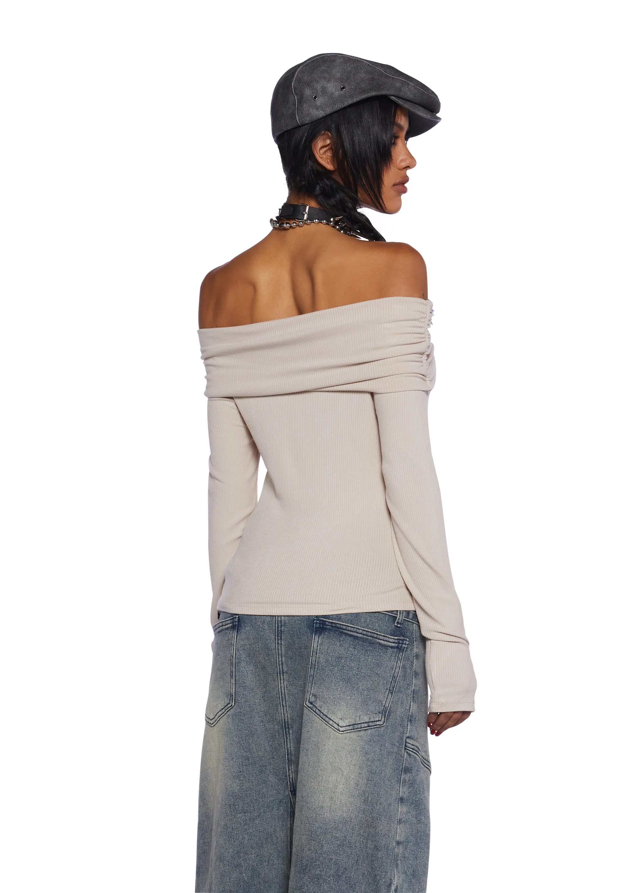Rustic Soul Long Sleeve Top - White - Image 4