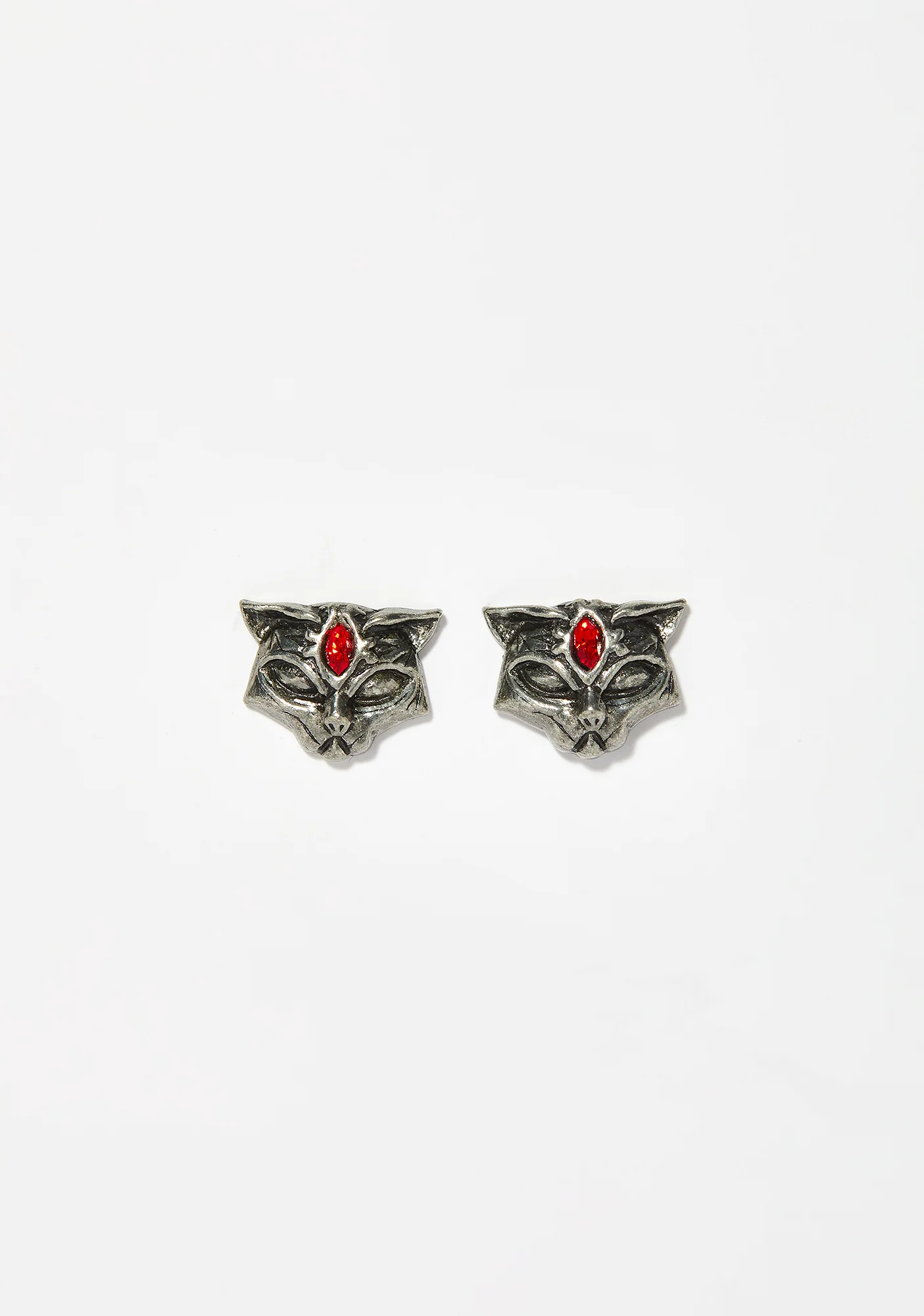 Sacred Cat Stud Earrings - Image 2