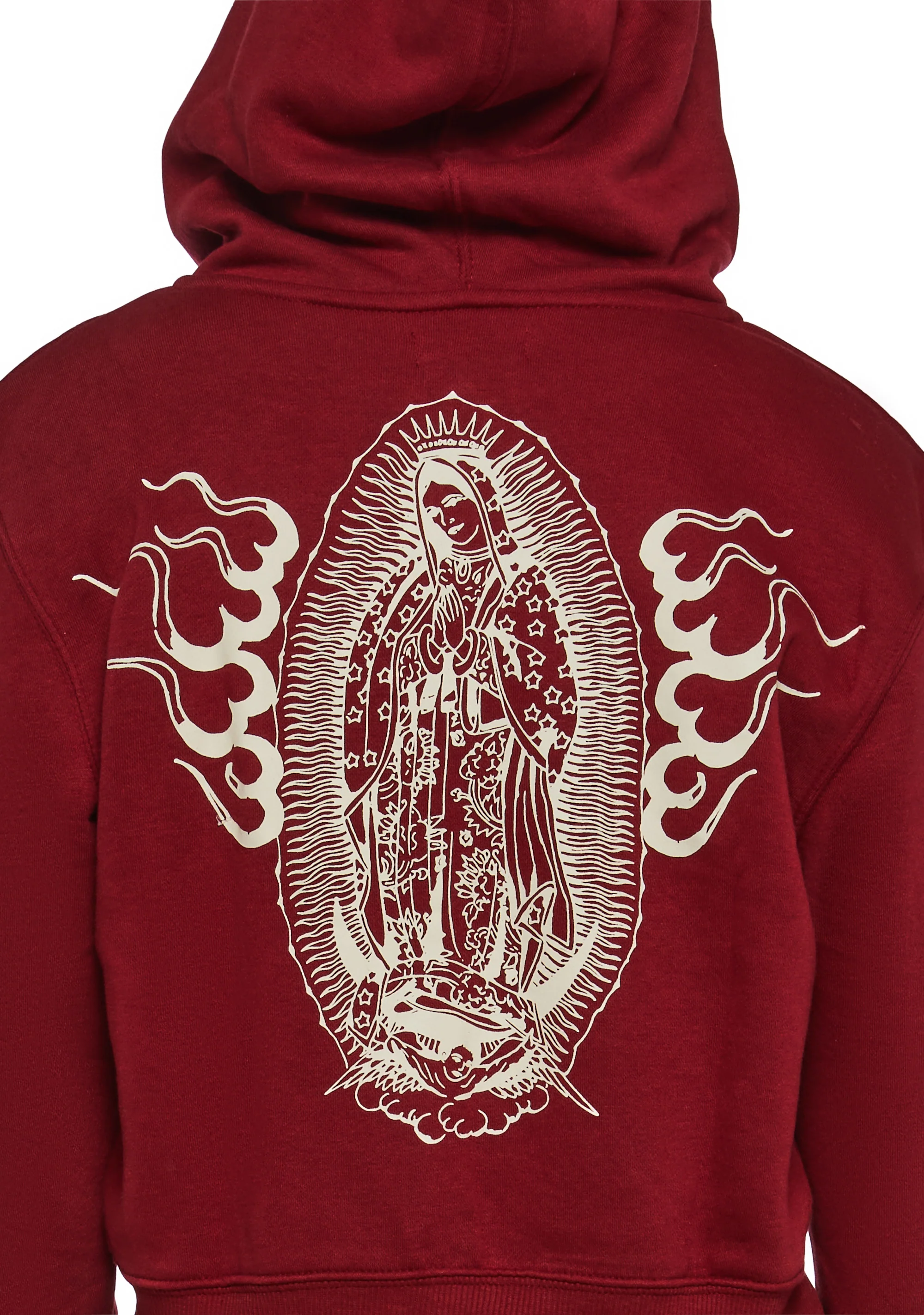 Sacred Heart Zip Front Hoodie - Image 6