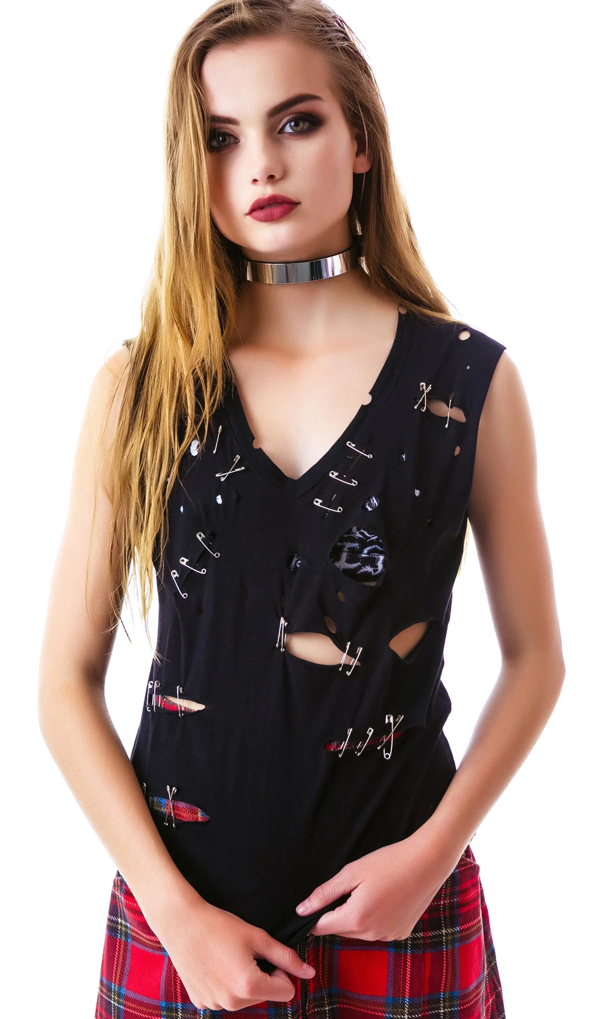 Safety Pin Tank Top - Image 2