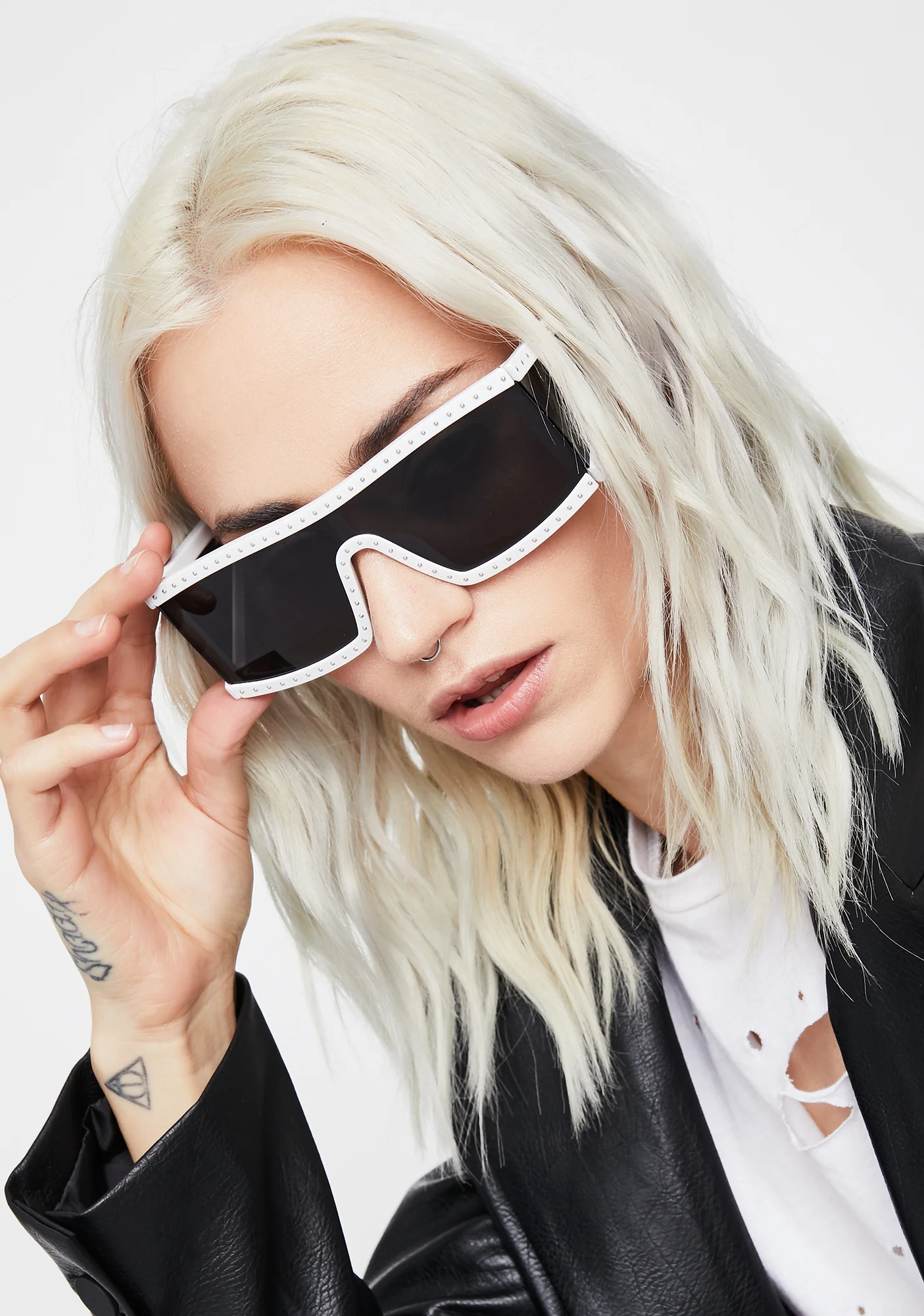 Saintly Scarlet Starlet Shield Sunglasses - Image 2