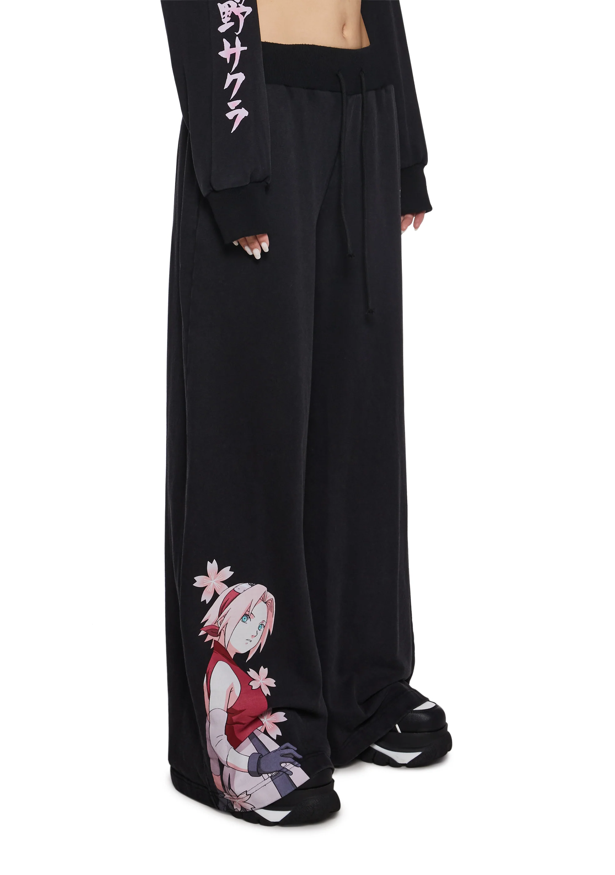 Sakura Wide Leg Sweatpants - Image 3