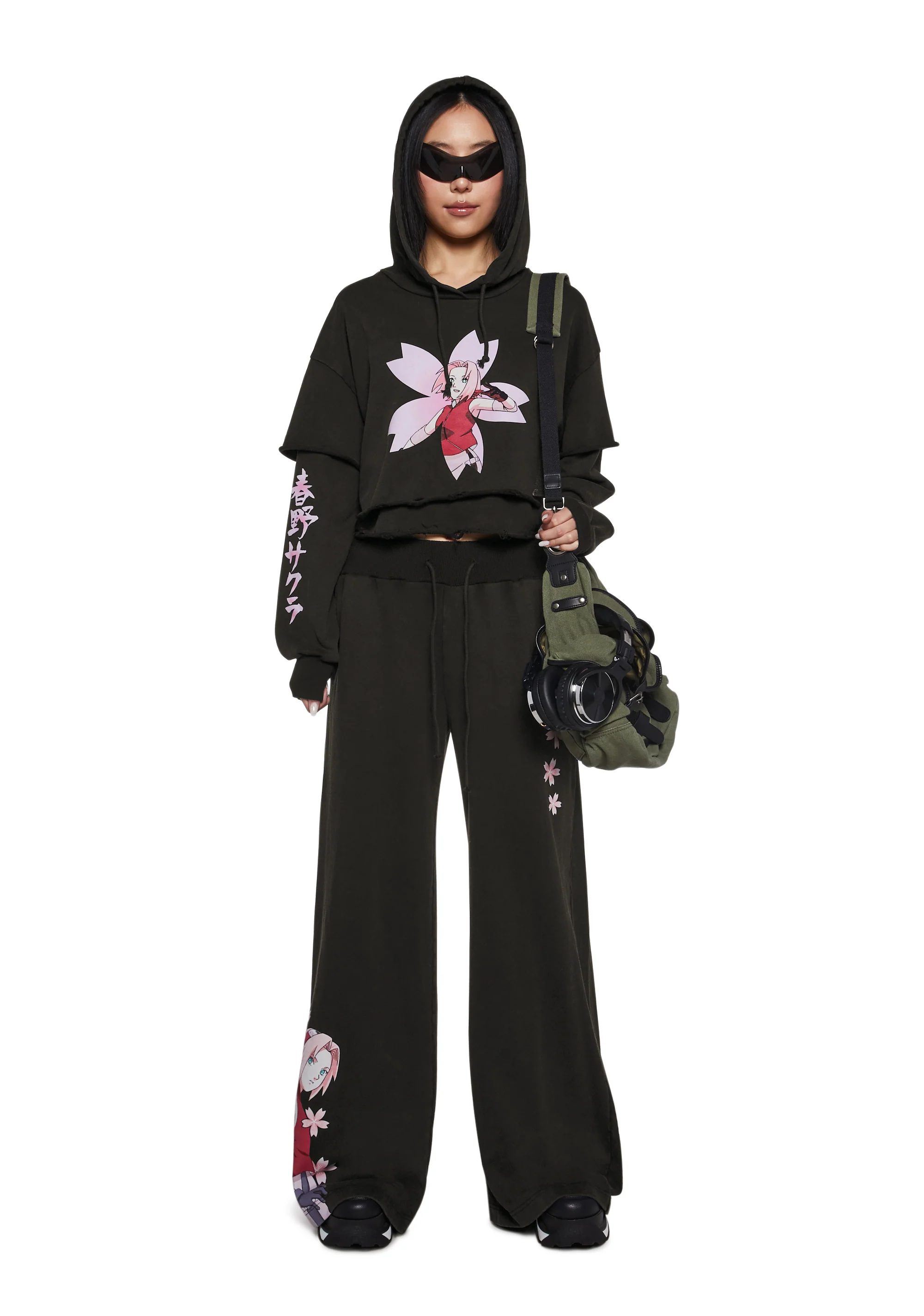 Sakura Wide Leg Sweatpants - Image 5