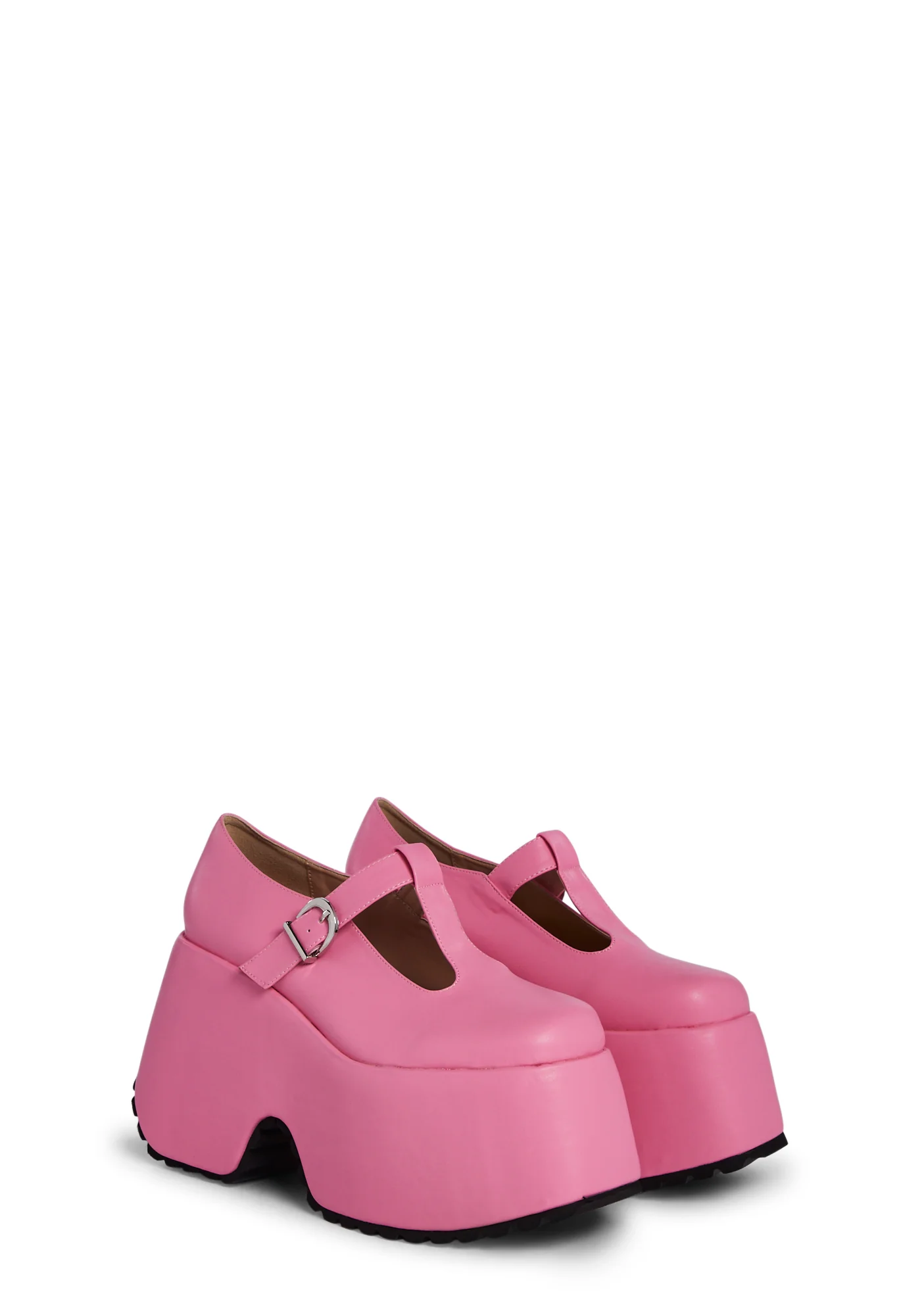 Samara Platform Mary Janes - Pink - Image 3