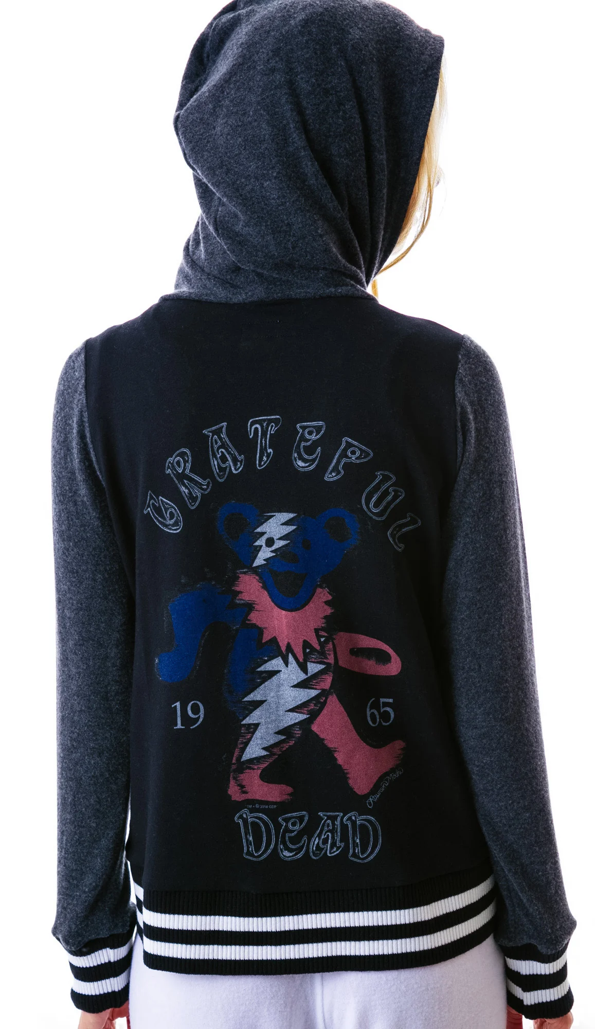 Sandra Dead Head Varsity Zip Up - Image 2