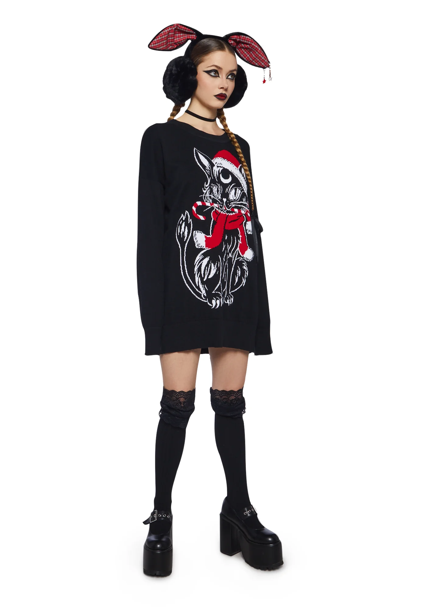 Purrfect Present Oversized Sweater - Image 2