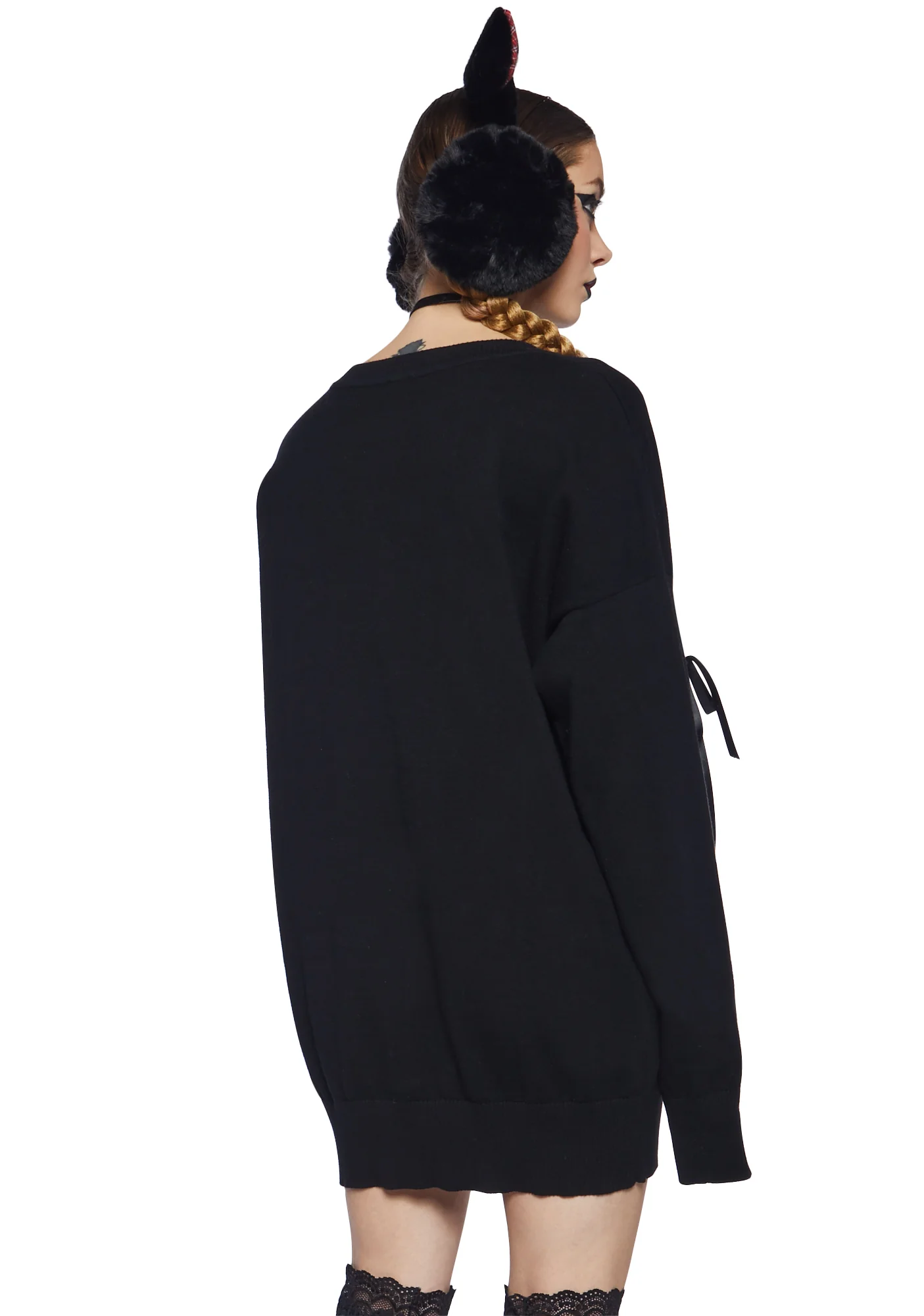 Purrfect Present Oversized Sweater - Image 5
