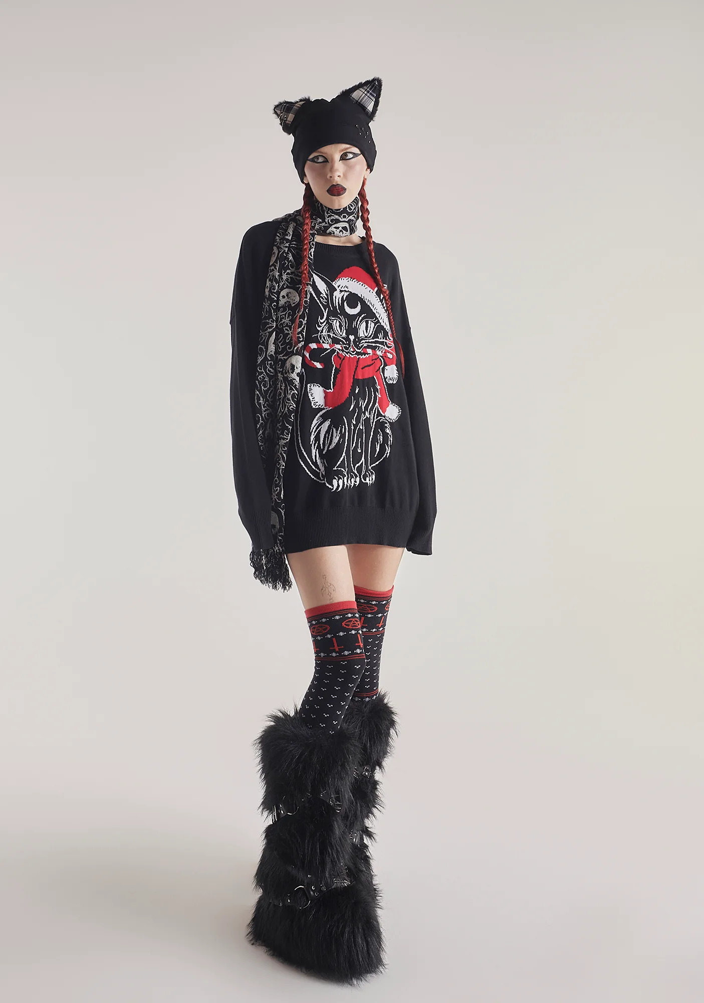Purrfect Present Oversized Sweater - Image 6