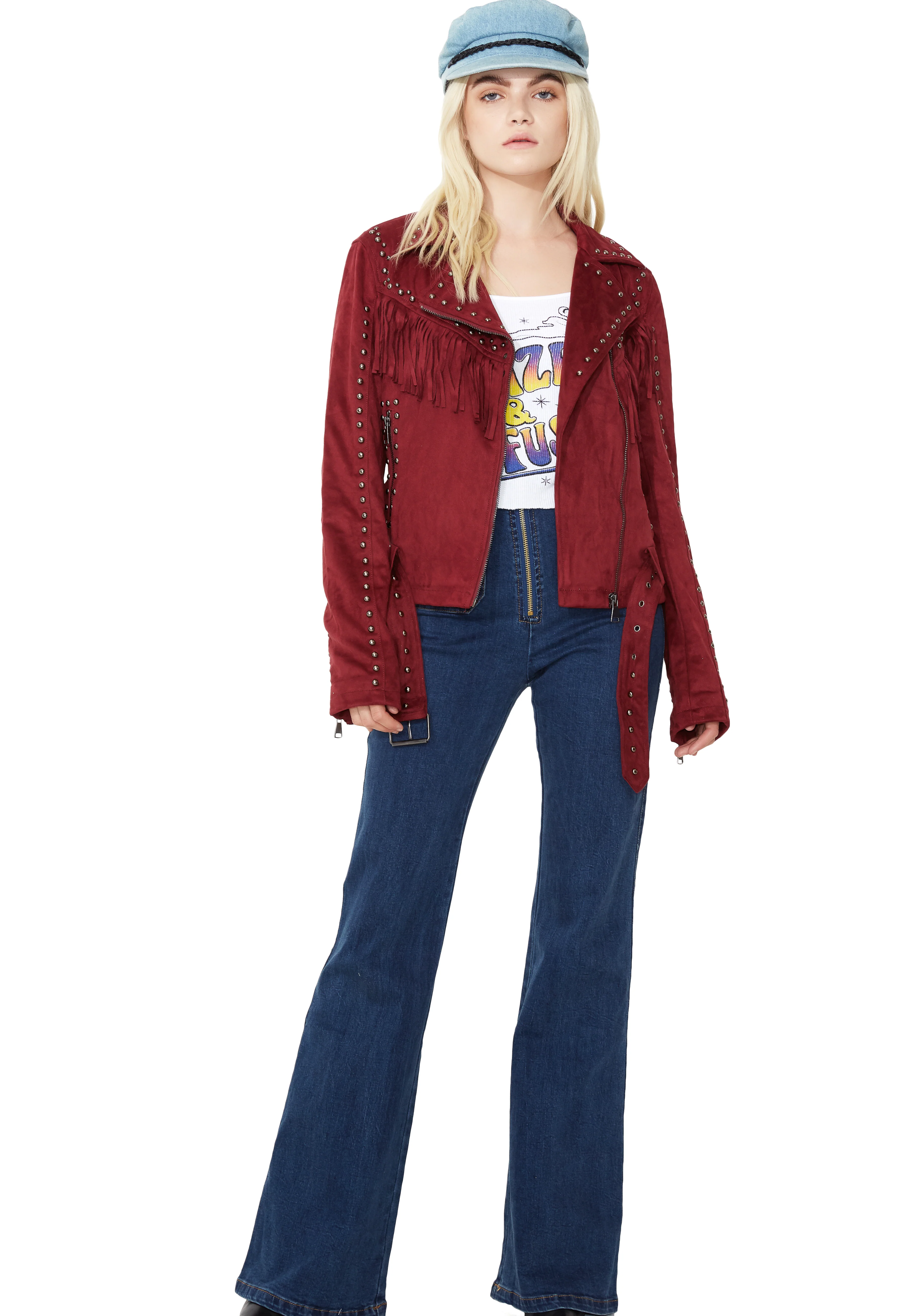 Sass Master Fringe Moto Jacket - Image 5