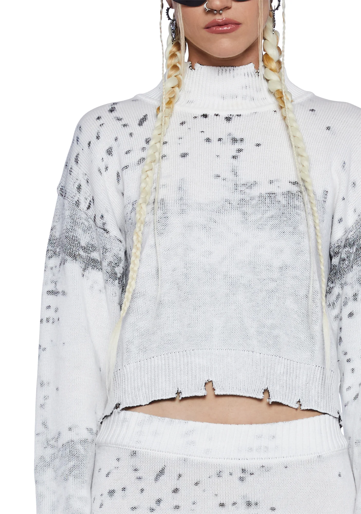 Sassy Views Distressed Sweater - Image 5