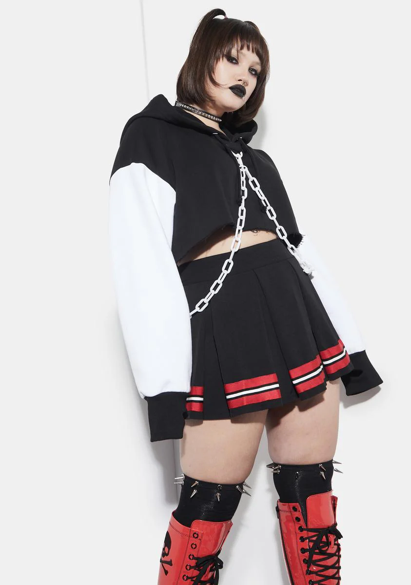 Satan's Spirit Squad Pleated Cheer Skirt - Image 2
