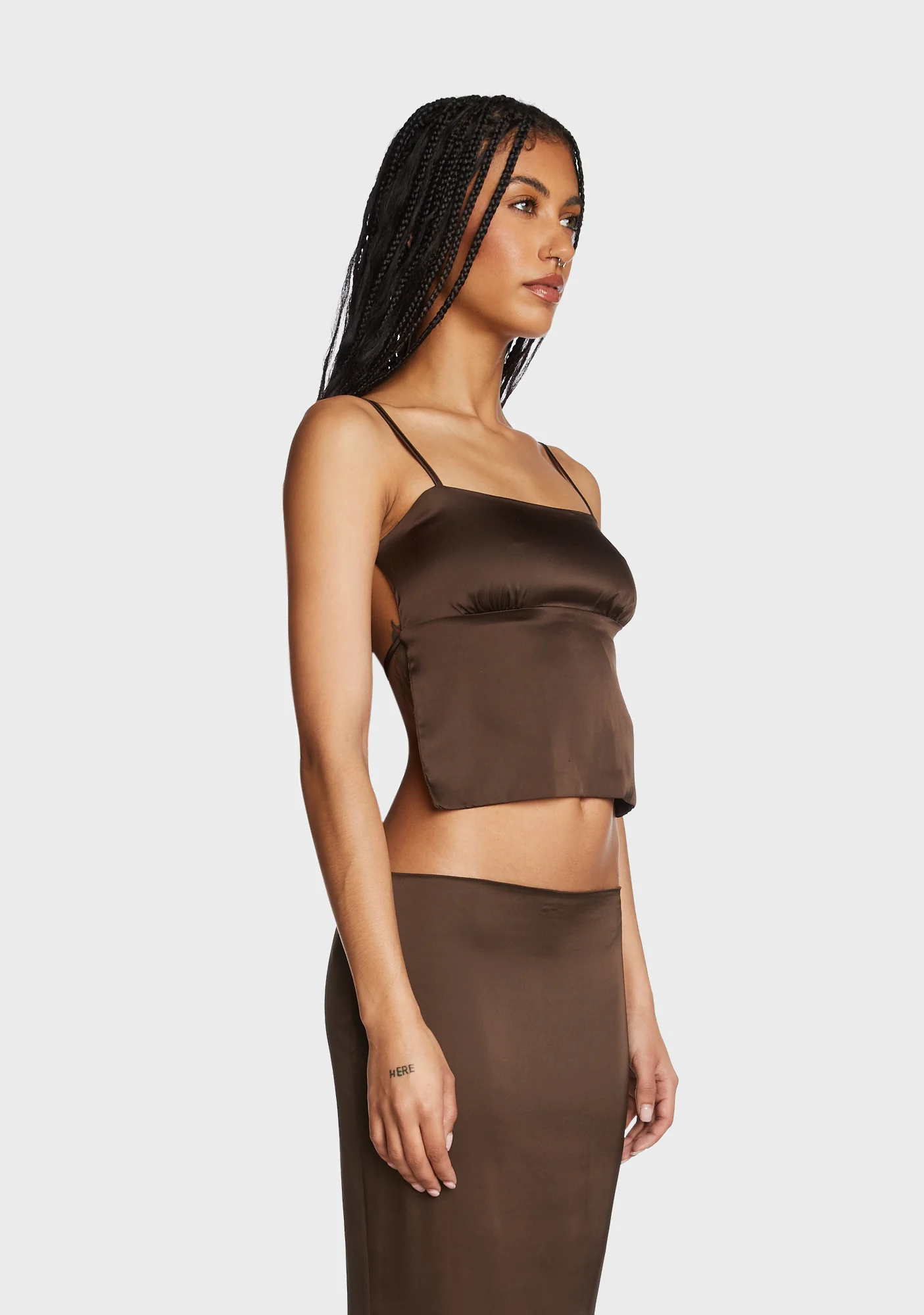 Satin Open Back Top - Image 3