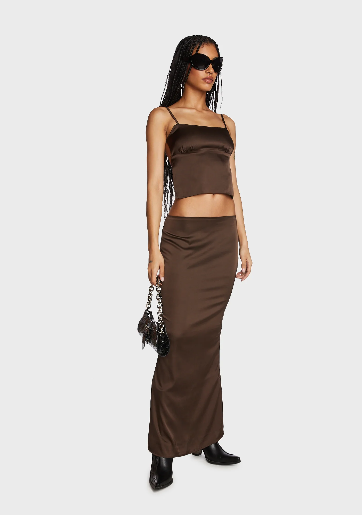 Satin Open Back Top - Image 5