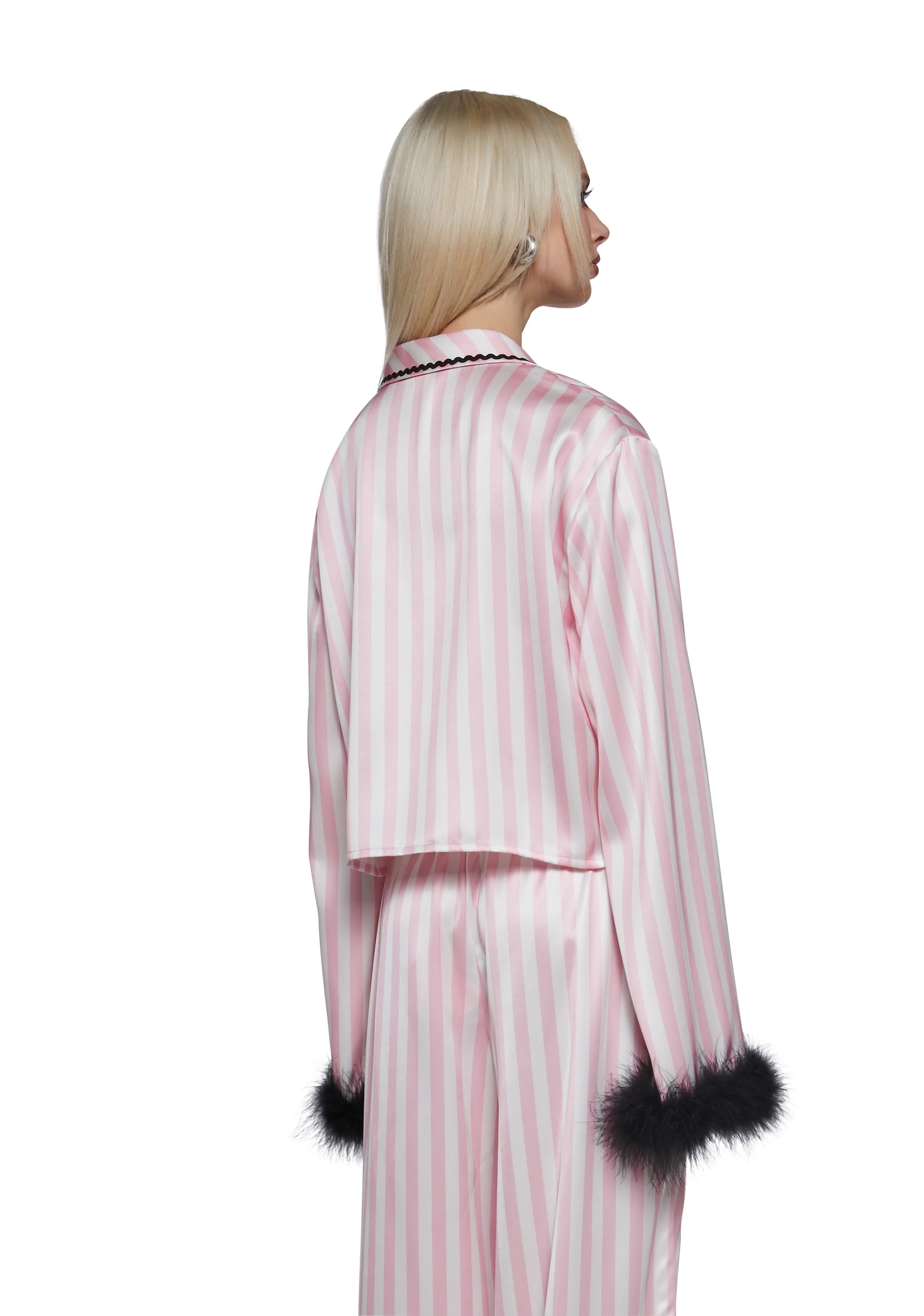 Retro Cutie Satin Sleep Shirt - Image 4