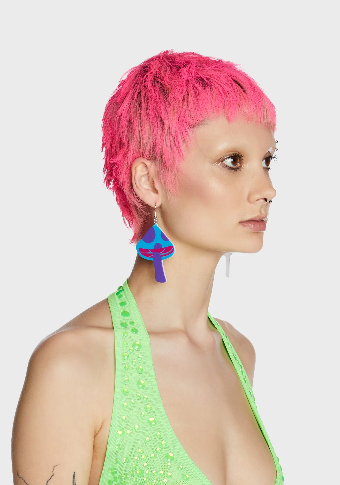 Saturn Girl Drop Earrings - Image 2