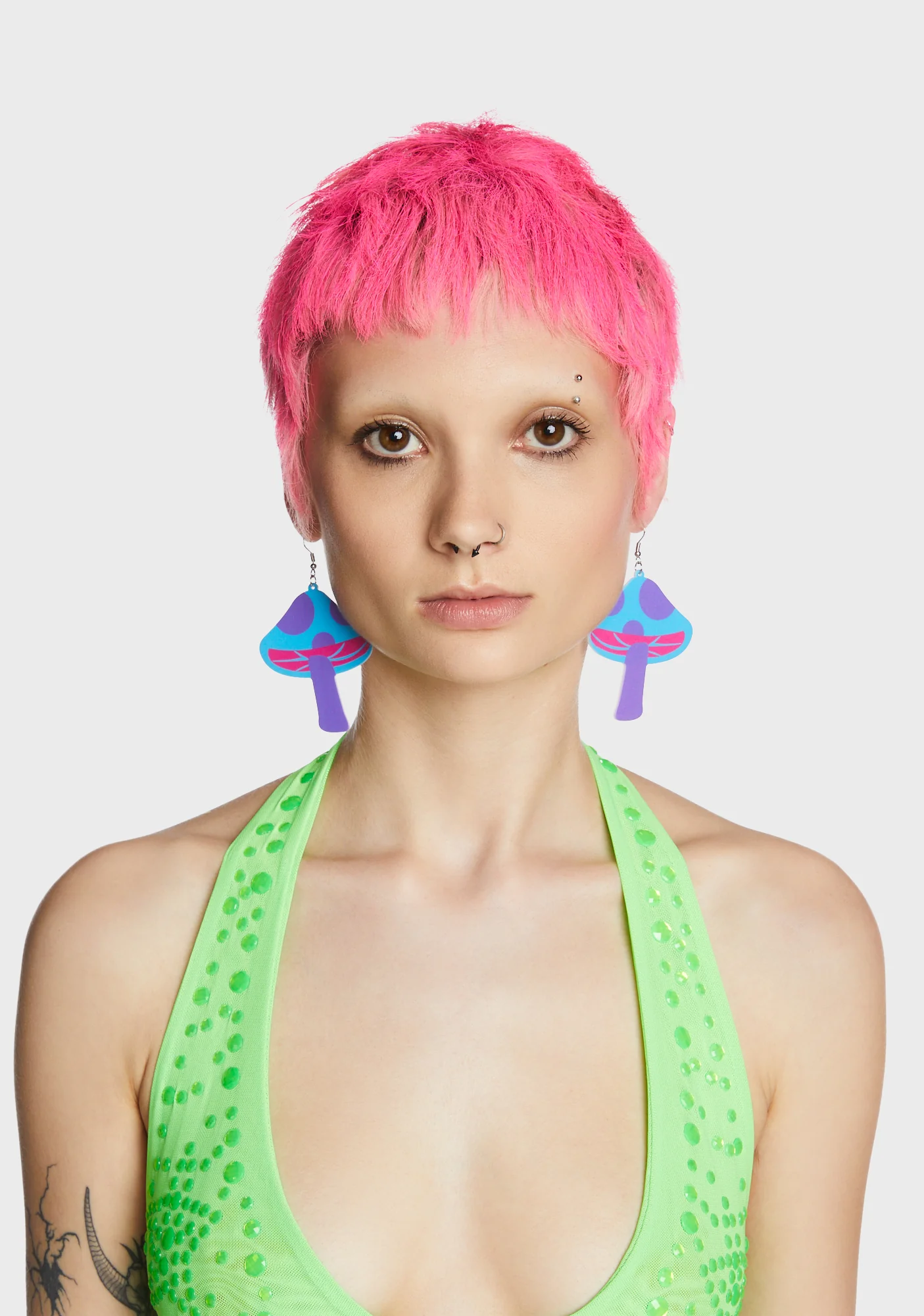 Saturn Girl Drop Earrings - Image 4