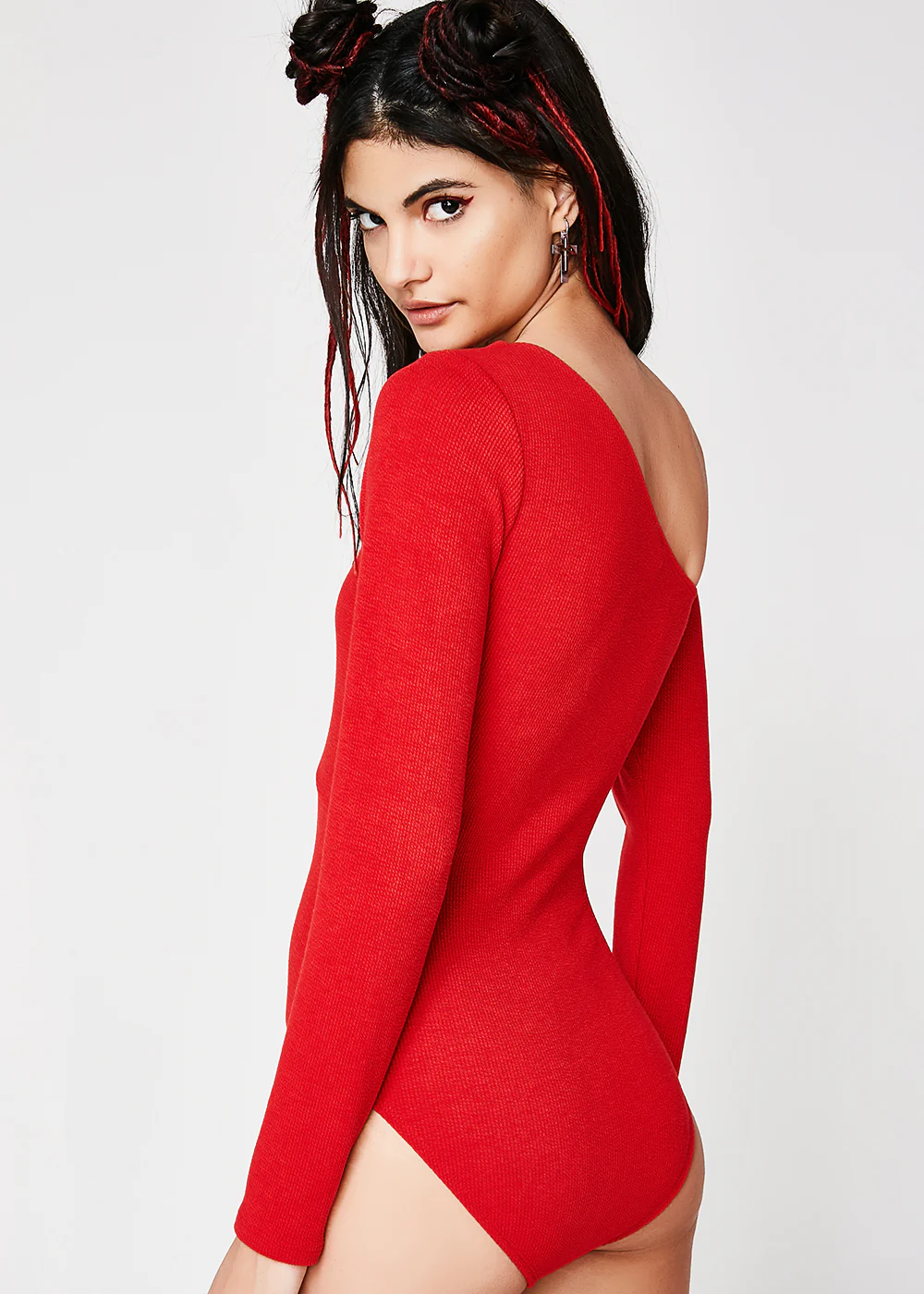 Sauced Up Asymmetrical Bodysuit - Image 4