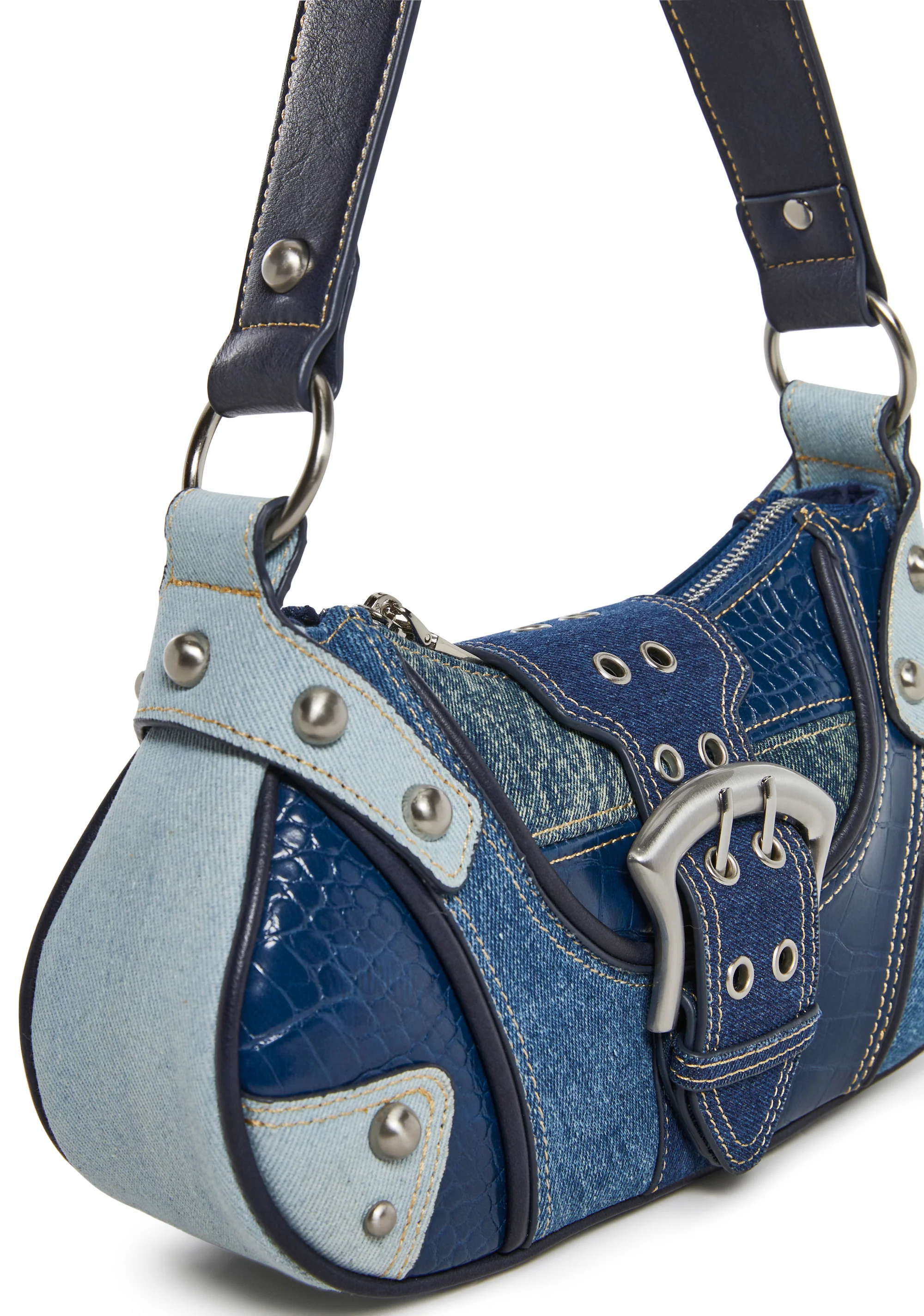Savage Ways Denim Shoulder Bag - Image 2