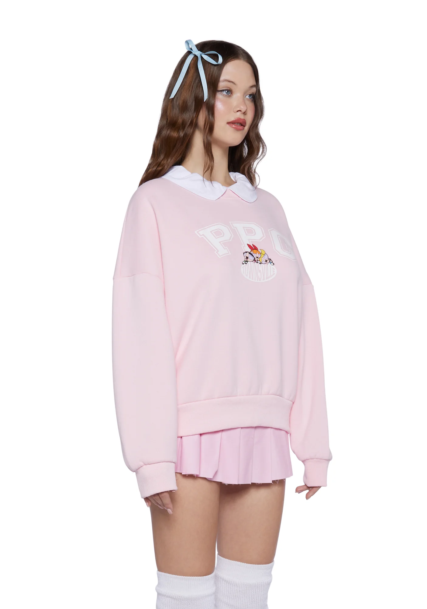 Saving The Daze Collar Sweatshirt - Image 3