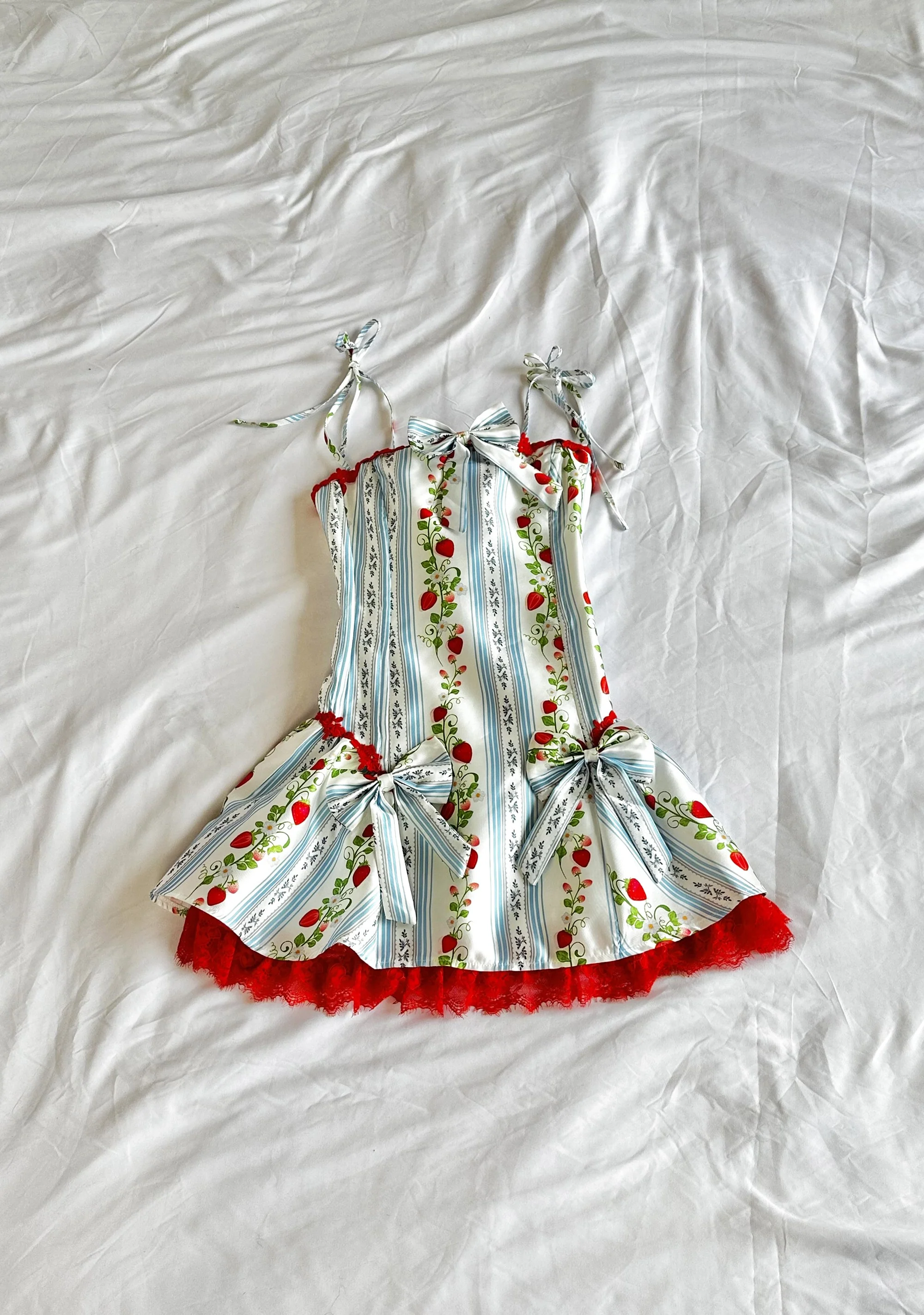 Scandal Sheet Taffeta Dress - Strawberry - Image 6
