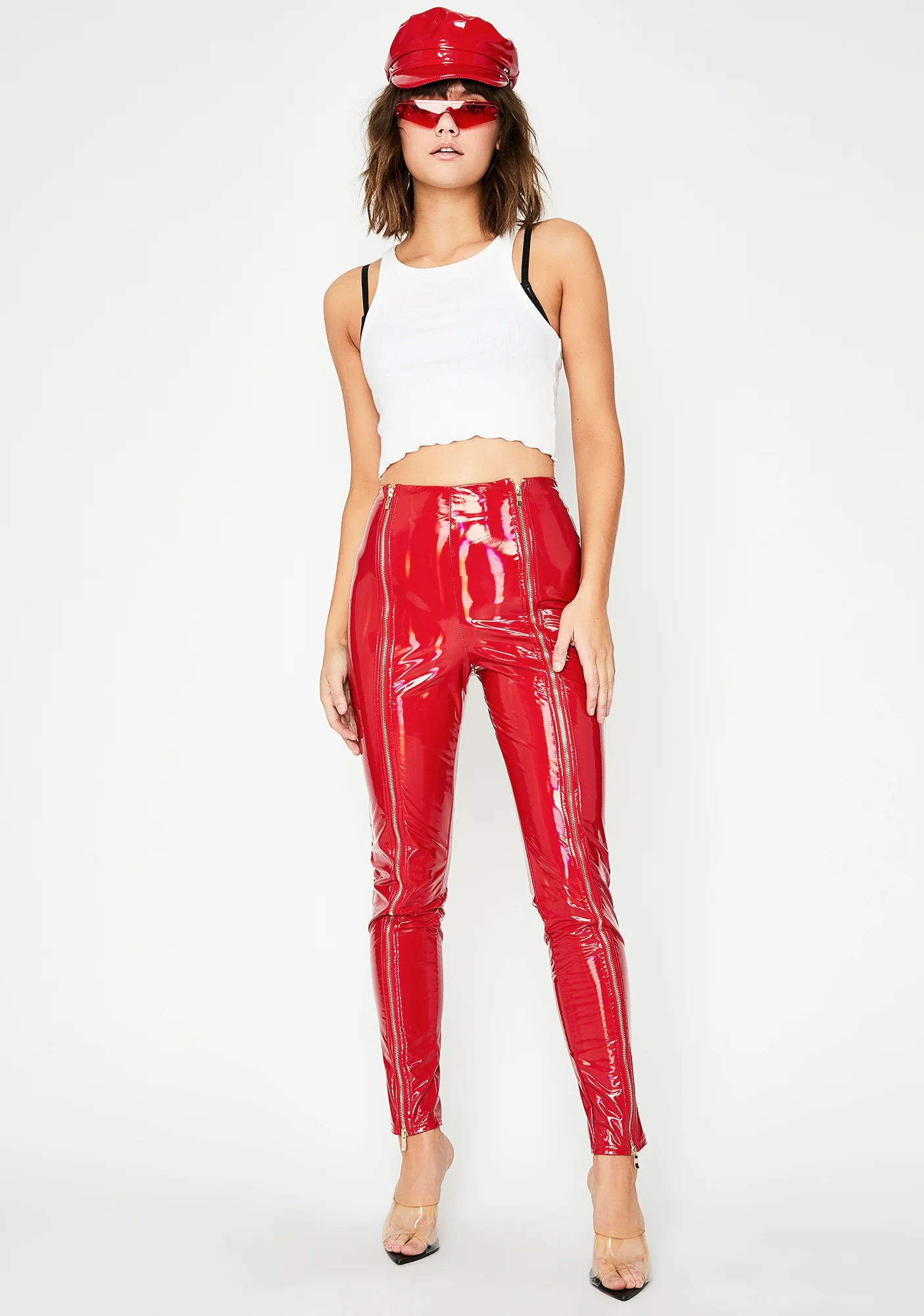 Scarlet Act Up Vinyl Pants - Image 3