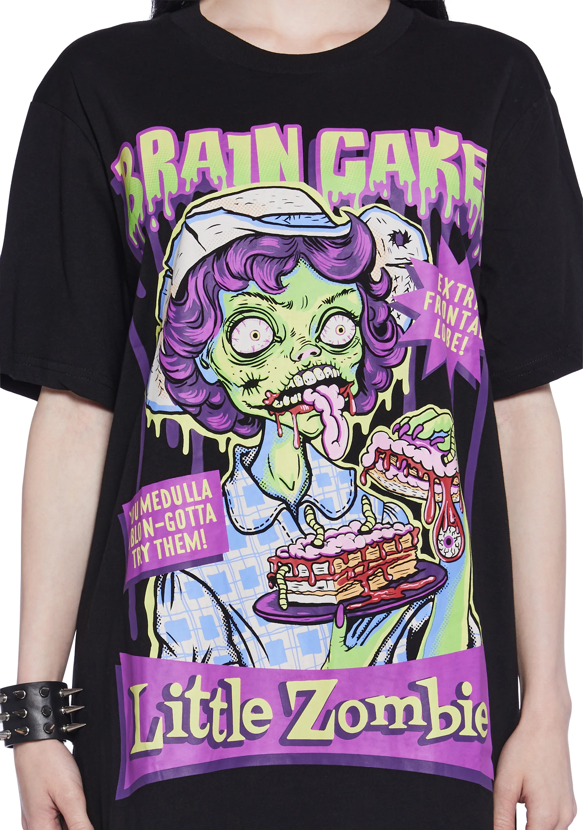 Brain Food Glow In The Dark Graphic Tee - Image 5