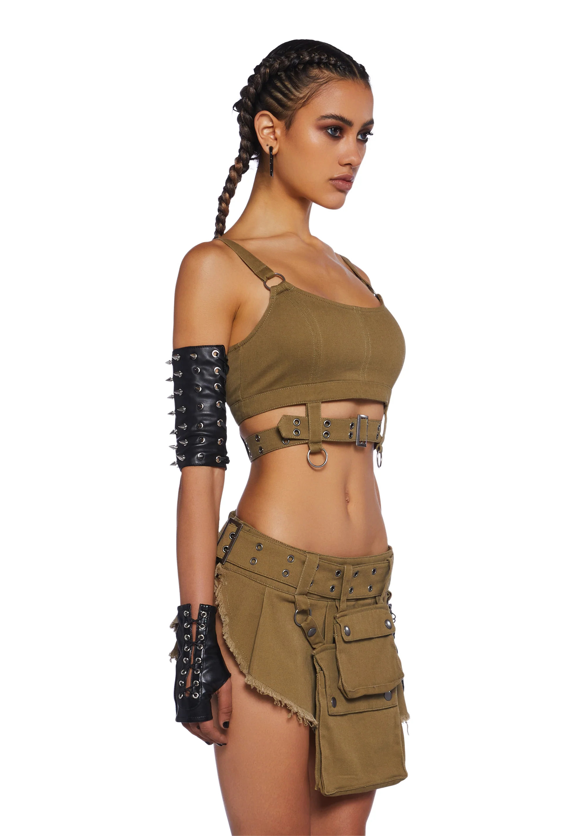 Scorched Earth Utility Bra Top - Green - Image 4