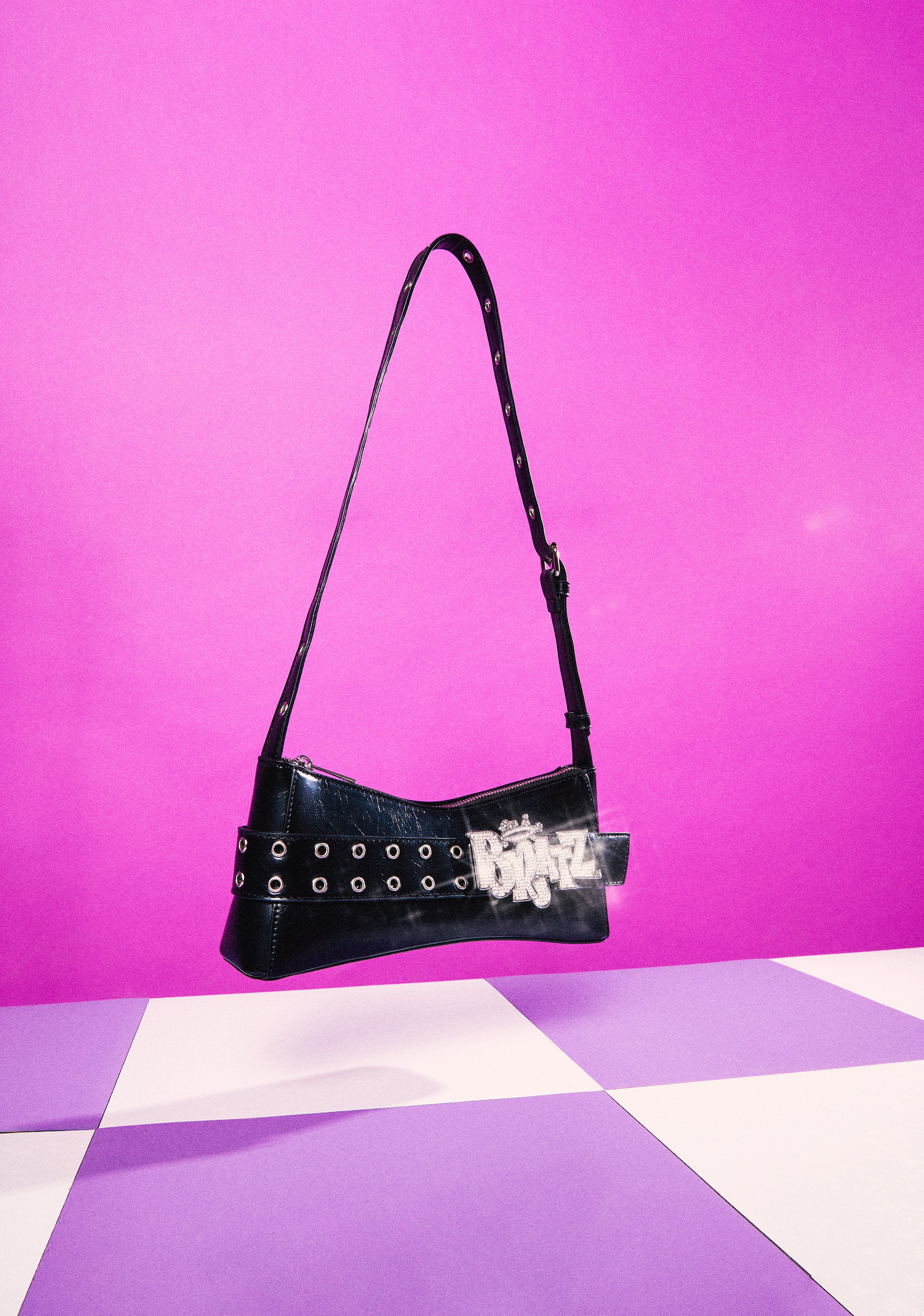 Scorchin’ Style Rhinestone Shoulder Bag - Image 5