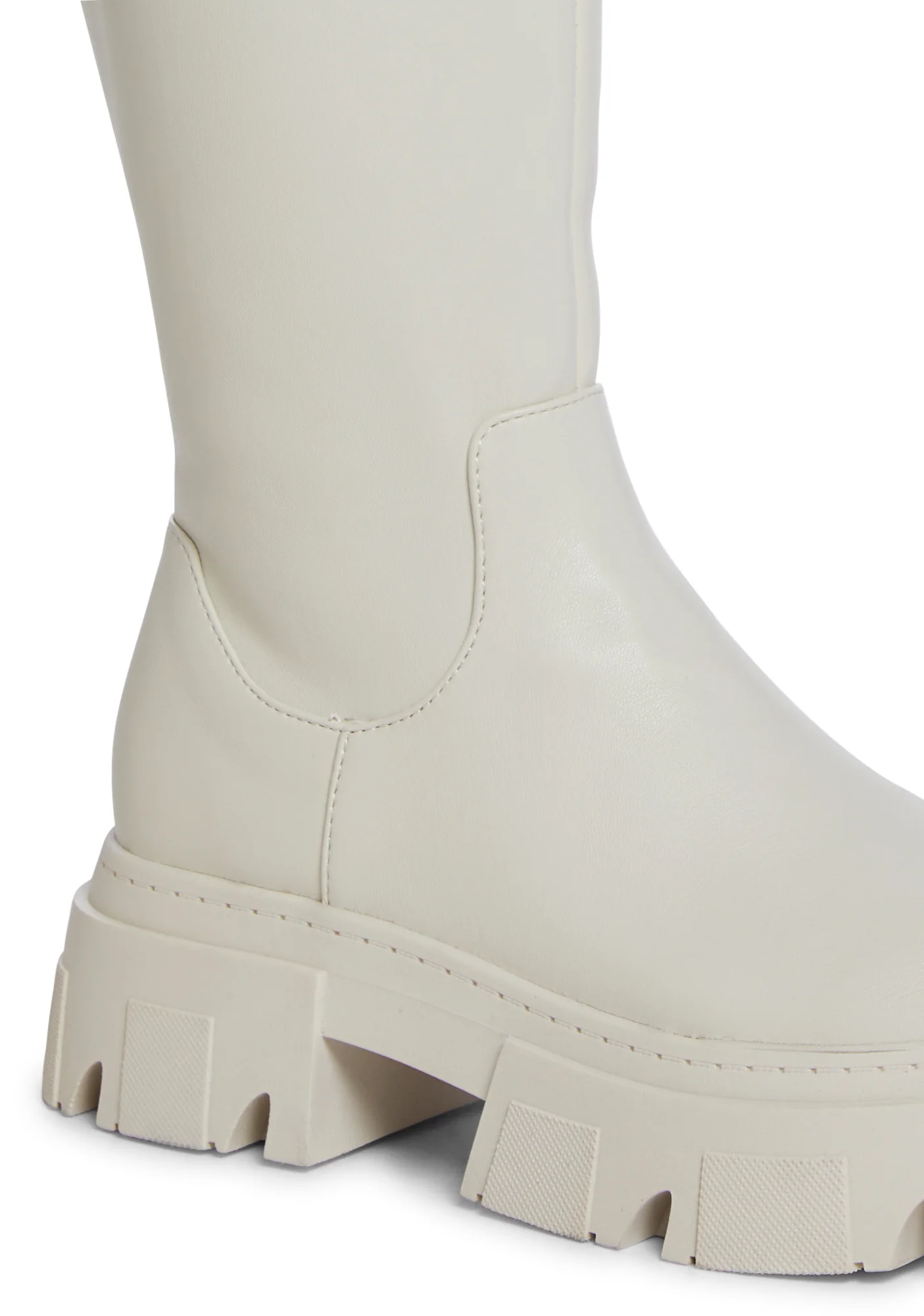 Scorpio Knee High Boots - Ecru - Image 2