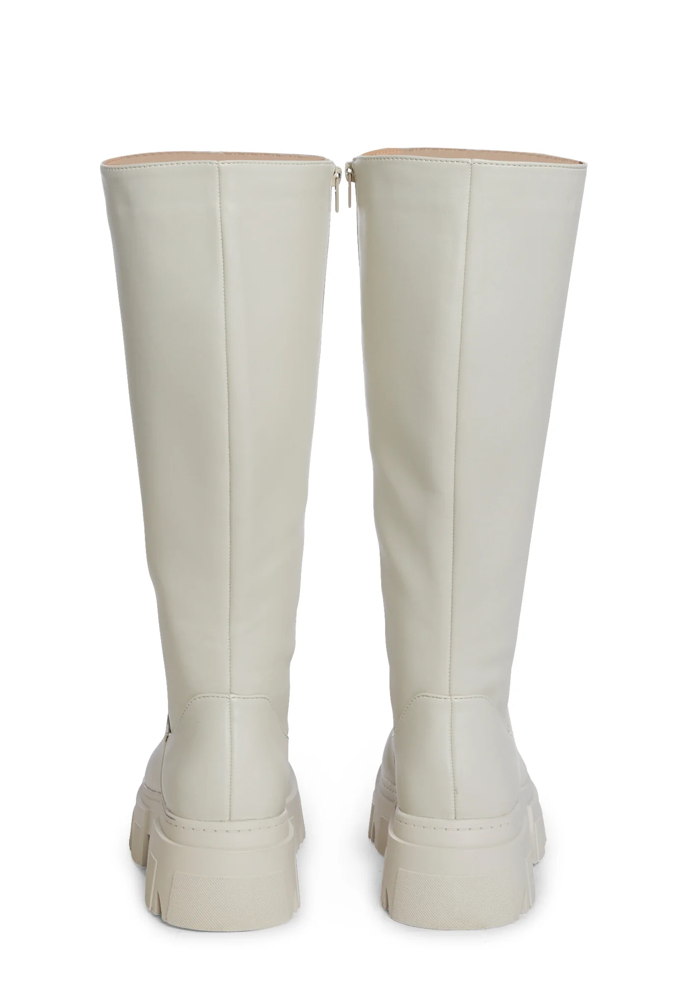 Scorpio Knee High Boots - Ecru - Image 4