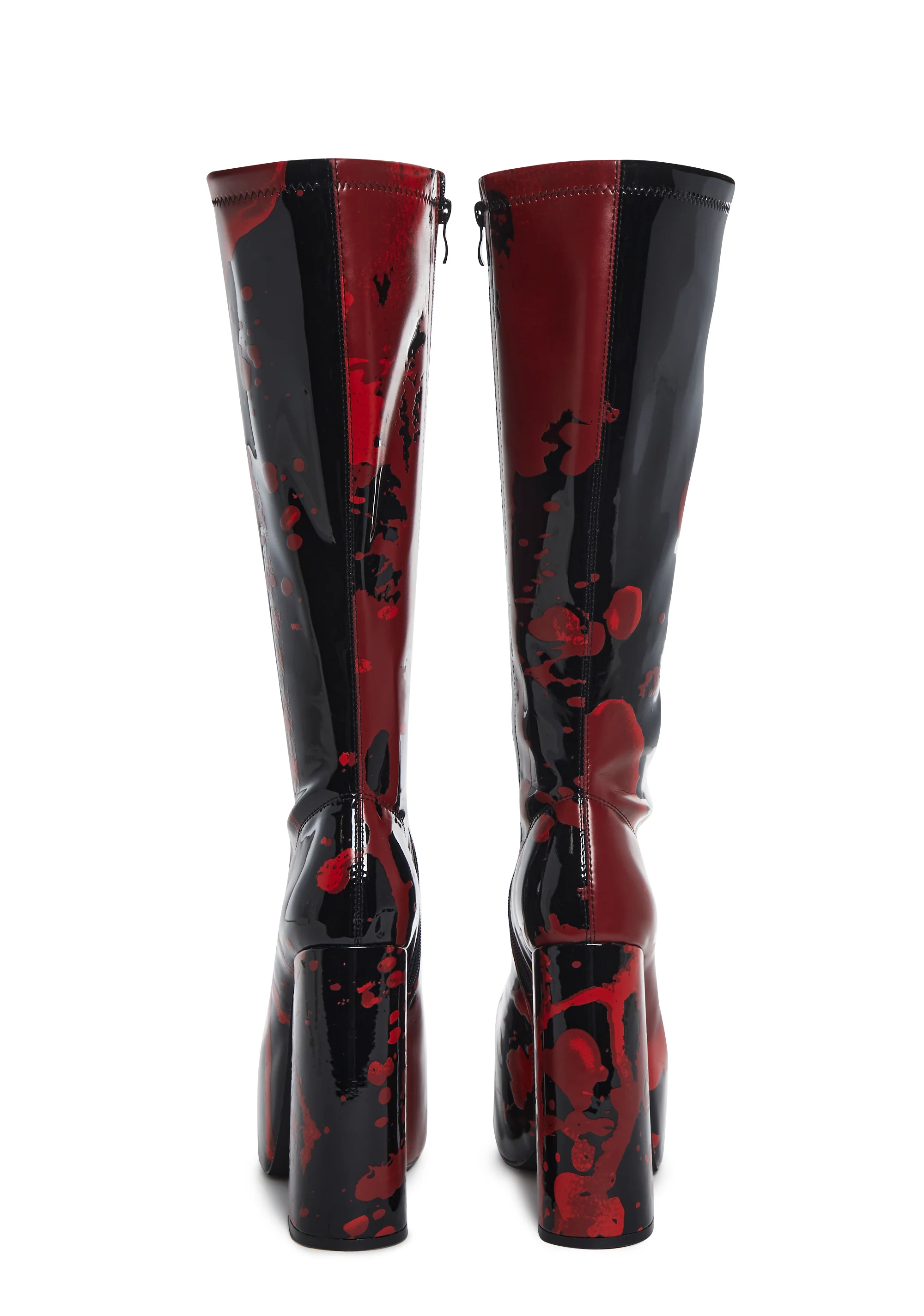 Scream Queen Gogo Boots - Black - Image 3