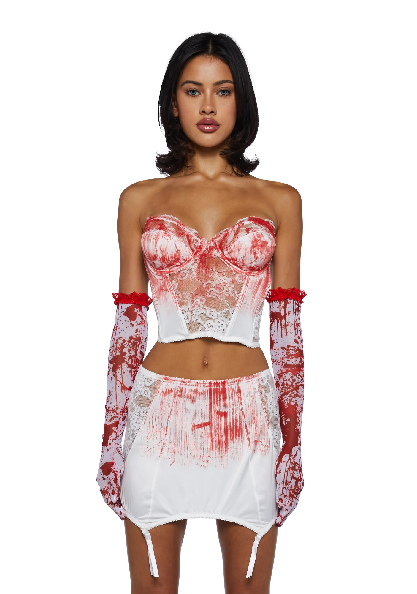 Scream Queen Long Gloves - Image 5