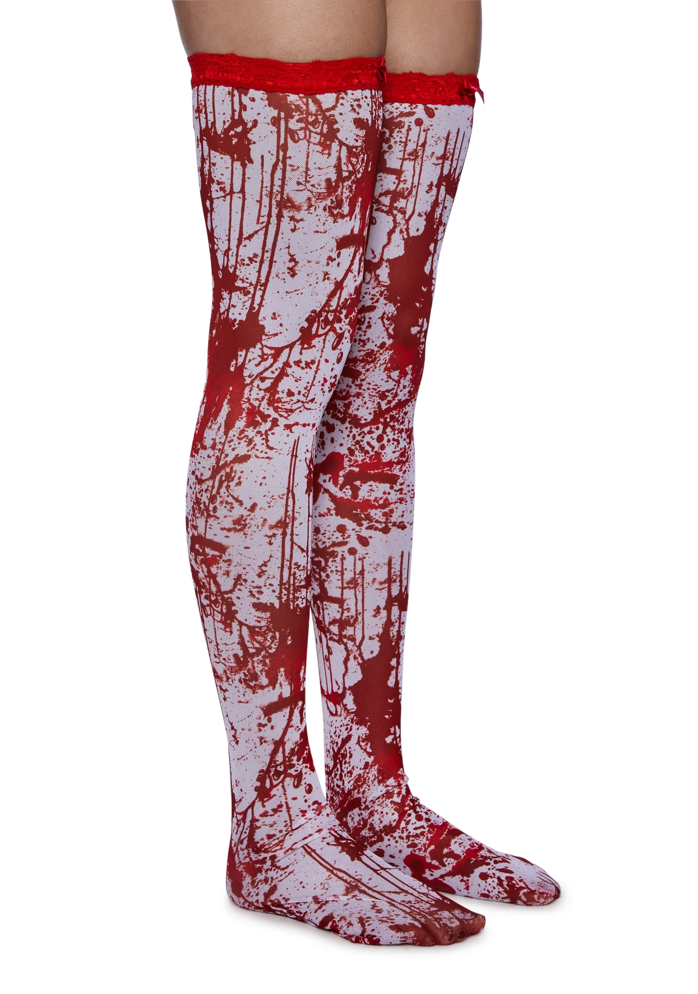 Scream Queen Thigh Highs Socks - Image 2
