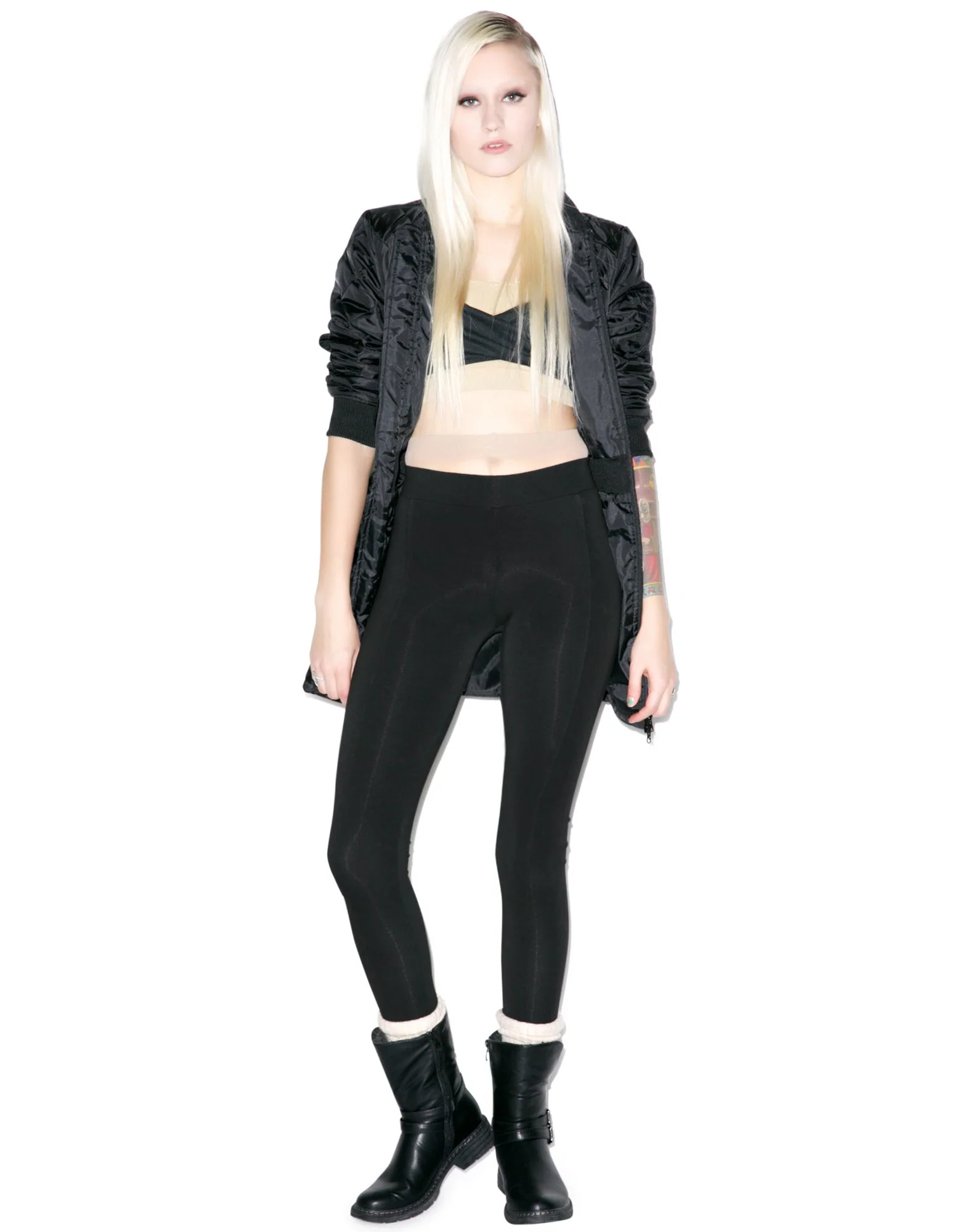 Seam Leggings - Black - Image 10