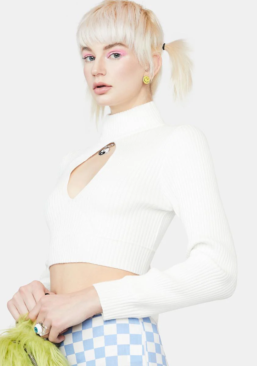Seconds Away Cut Out Sweater - Image 2