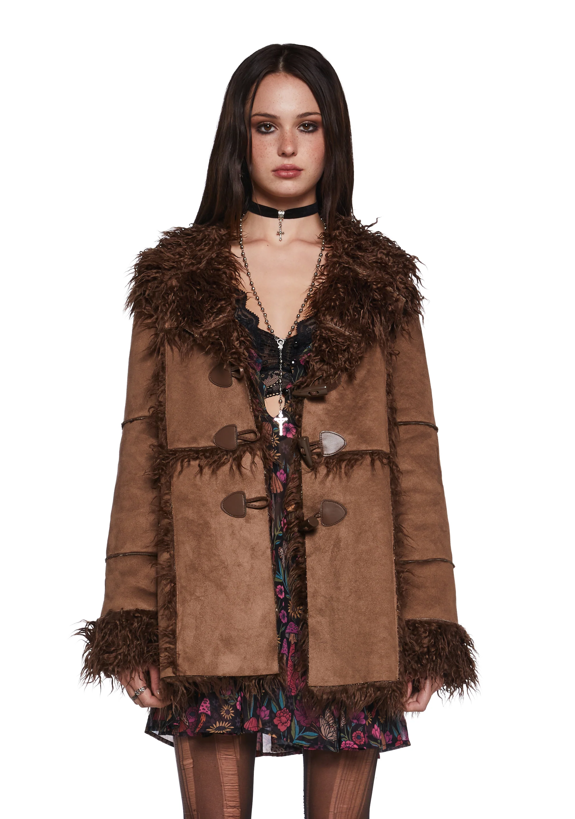 Secret Of Patience Toggle Jacket - Brown - Image 5