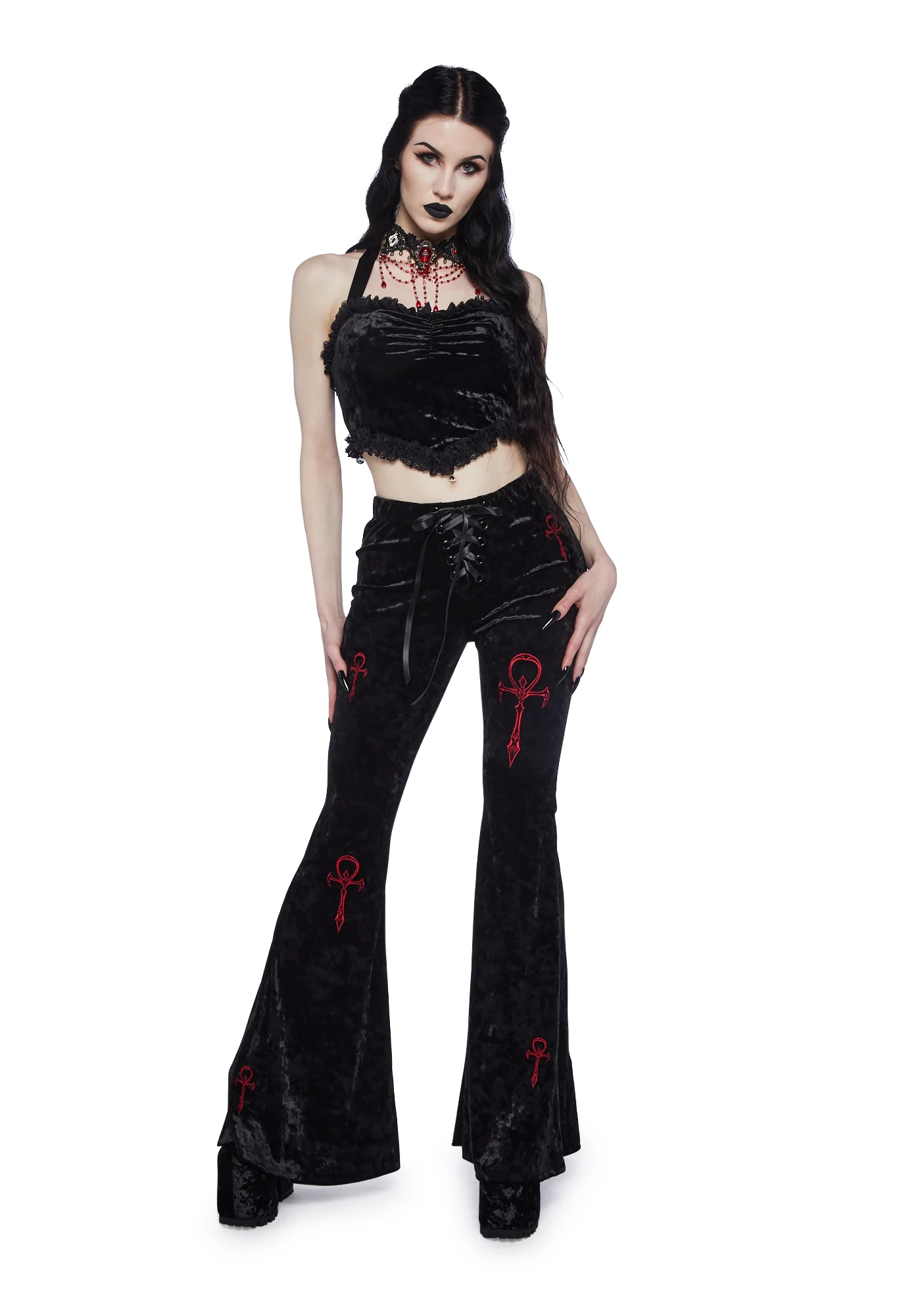 Secret Shadow Velvet Pants - Image 6