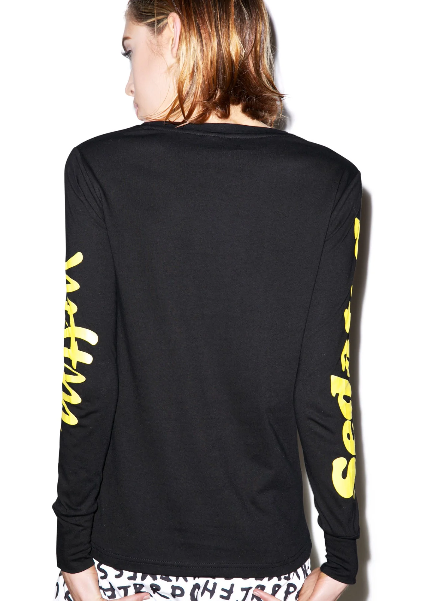 Sedated Long Sleeve Tee - Yellow - Image 4