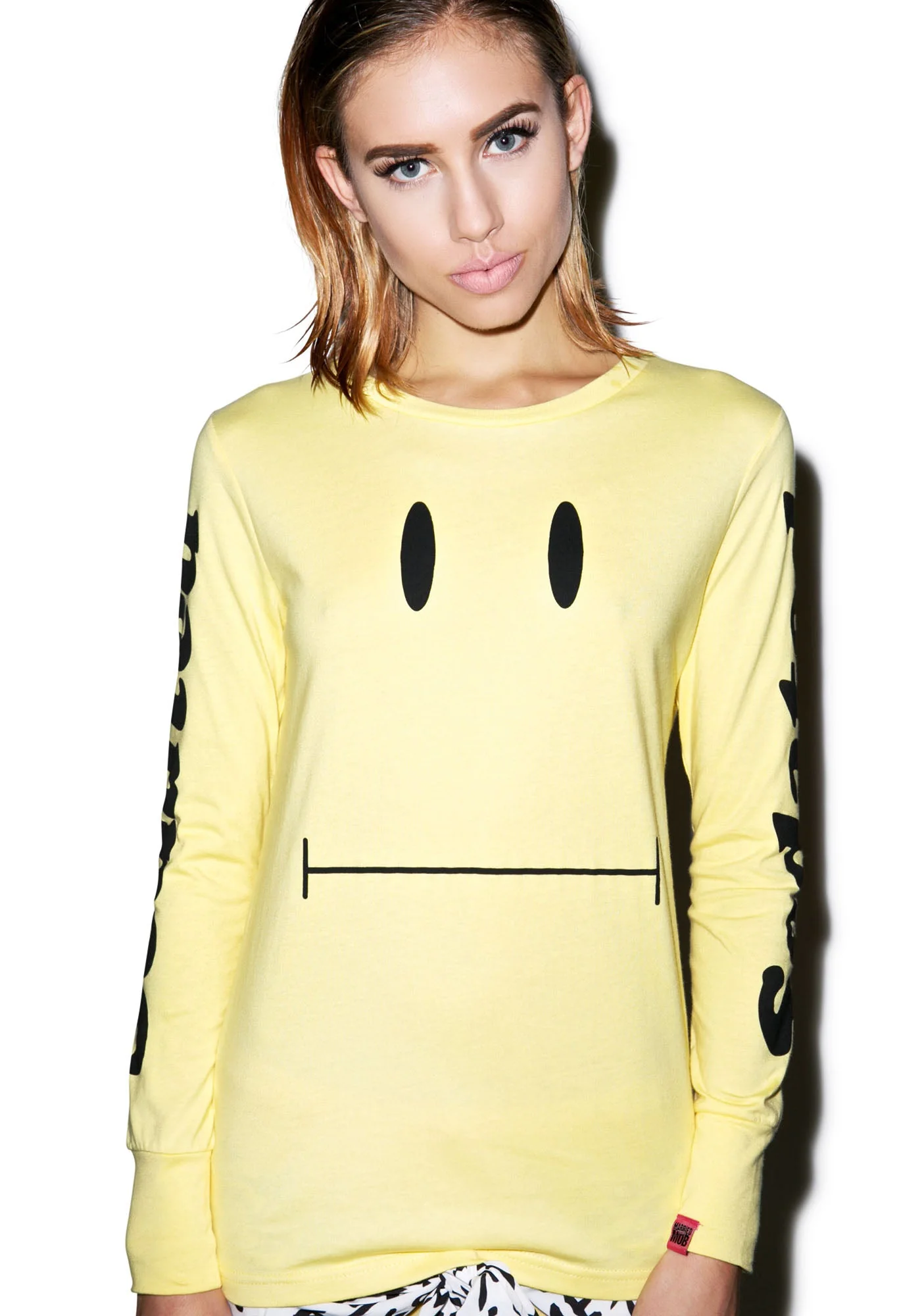 Sedated Long Sleeve Tee - Yellow - Image 6