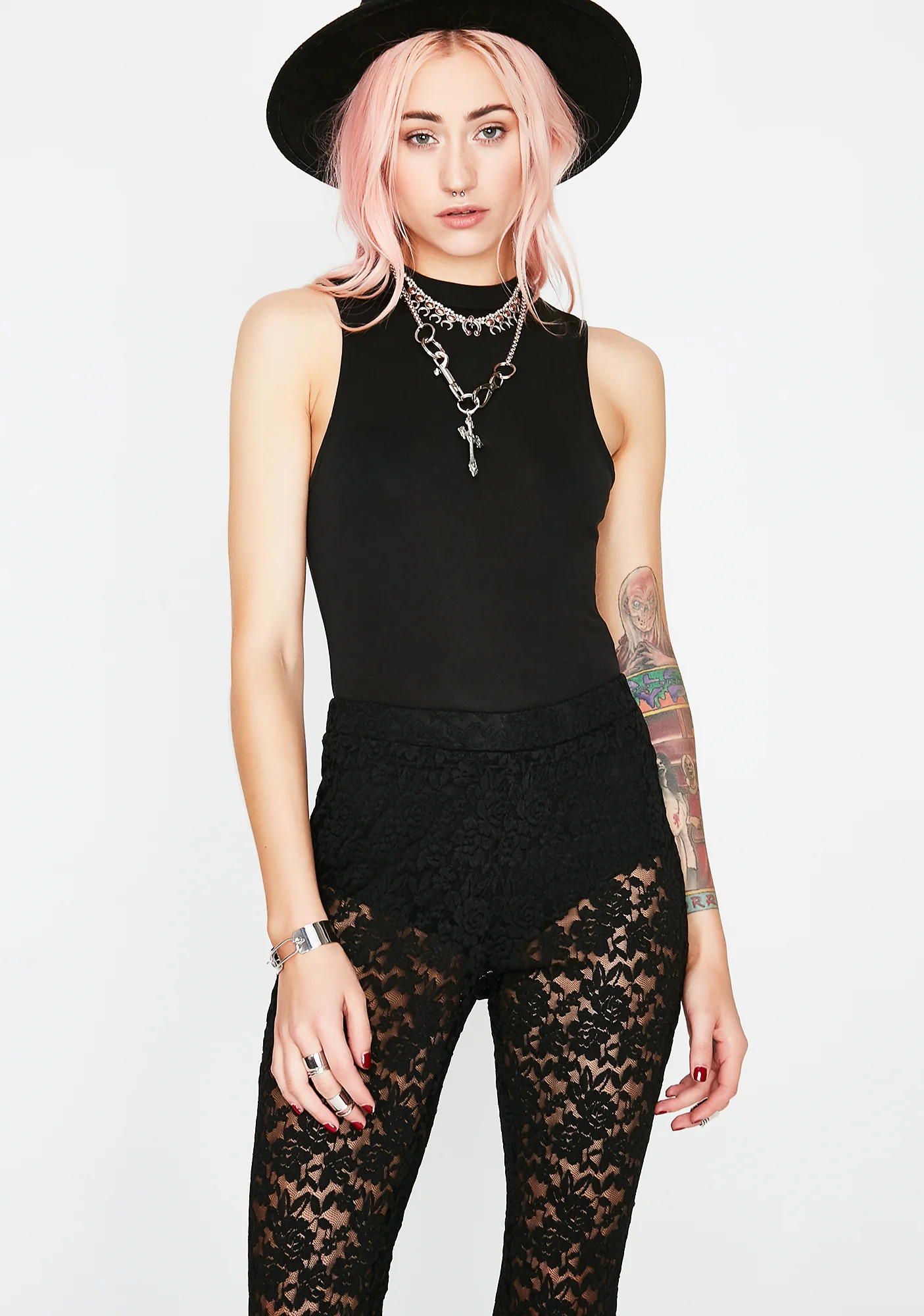 See All Evil Lace Jumpsuit - Image 2