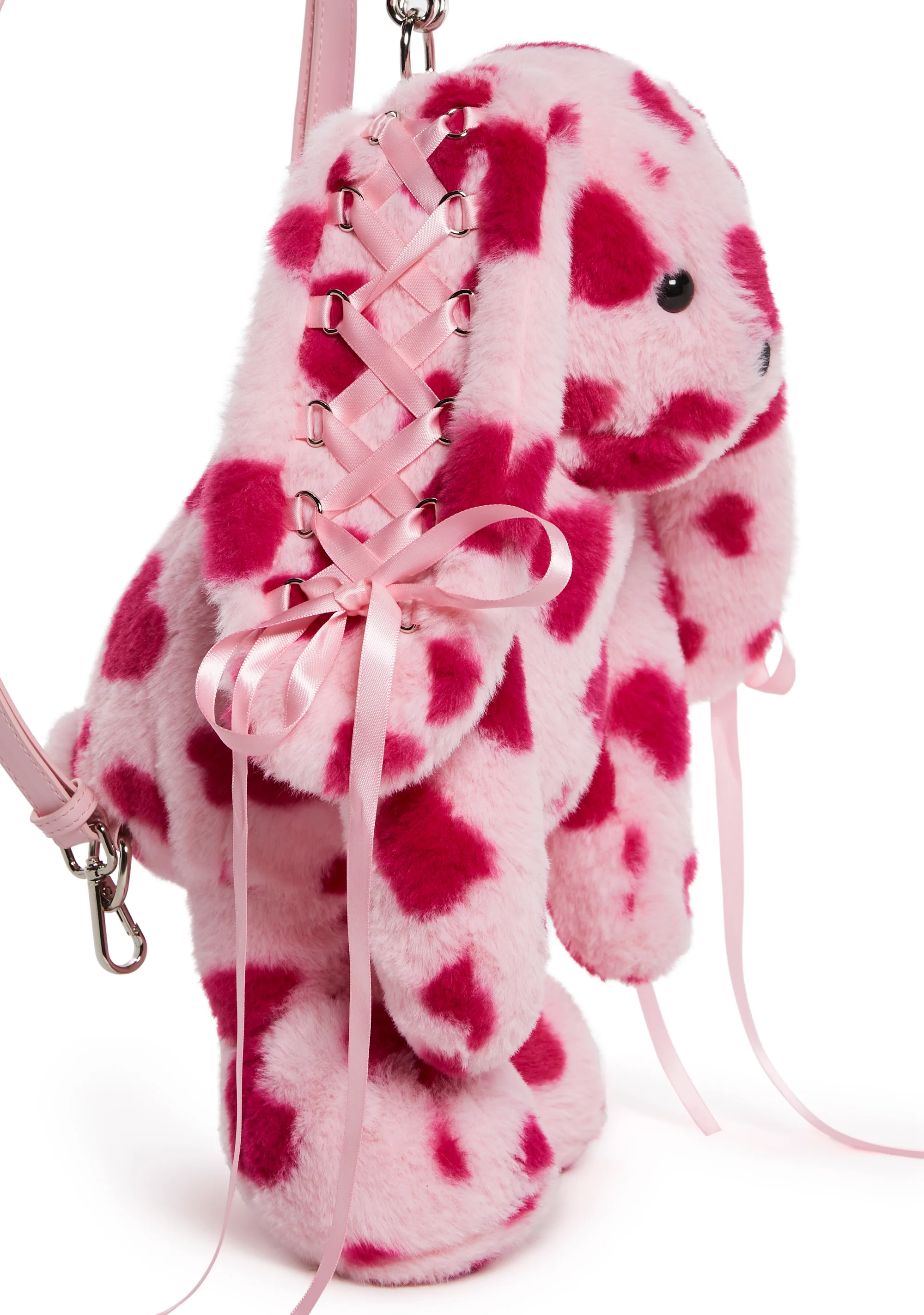 Seeing Hearts Bunny Plush Backpack - Image 3