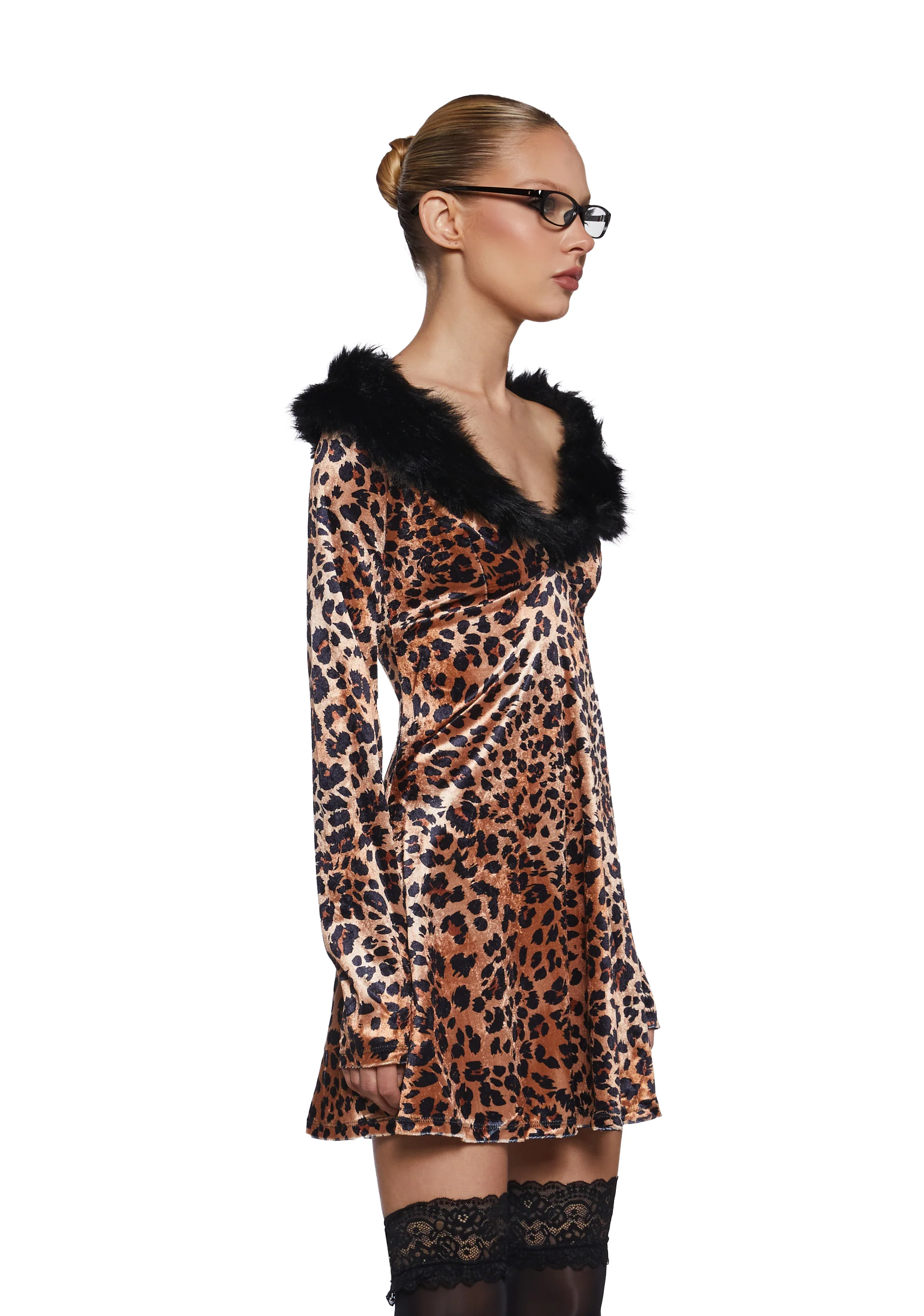 Self Assured Nature Mini Dress - Image 3