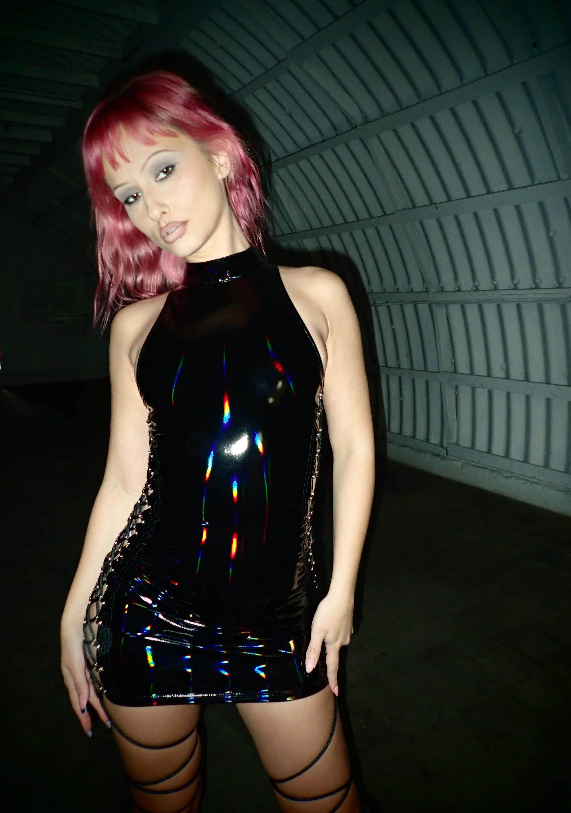 Sensory Escapade Bodycon Dress - Holo - Image 7