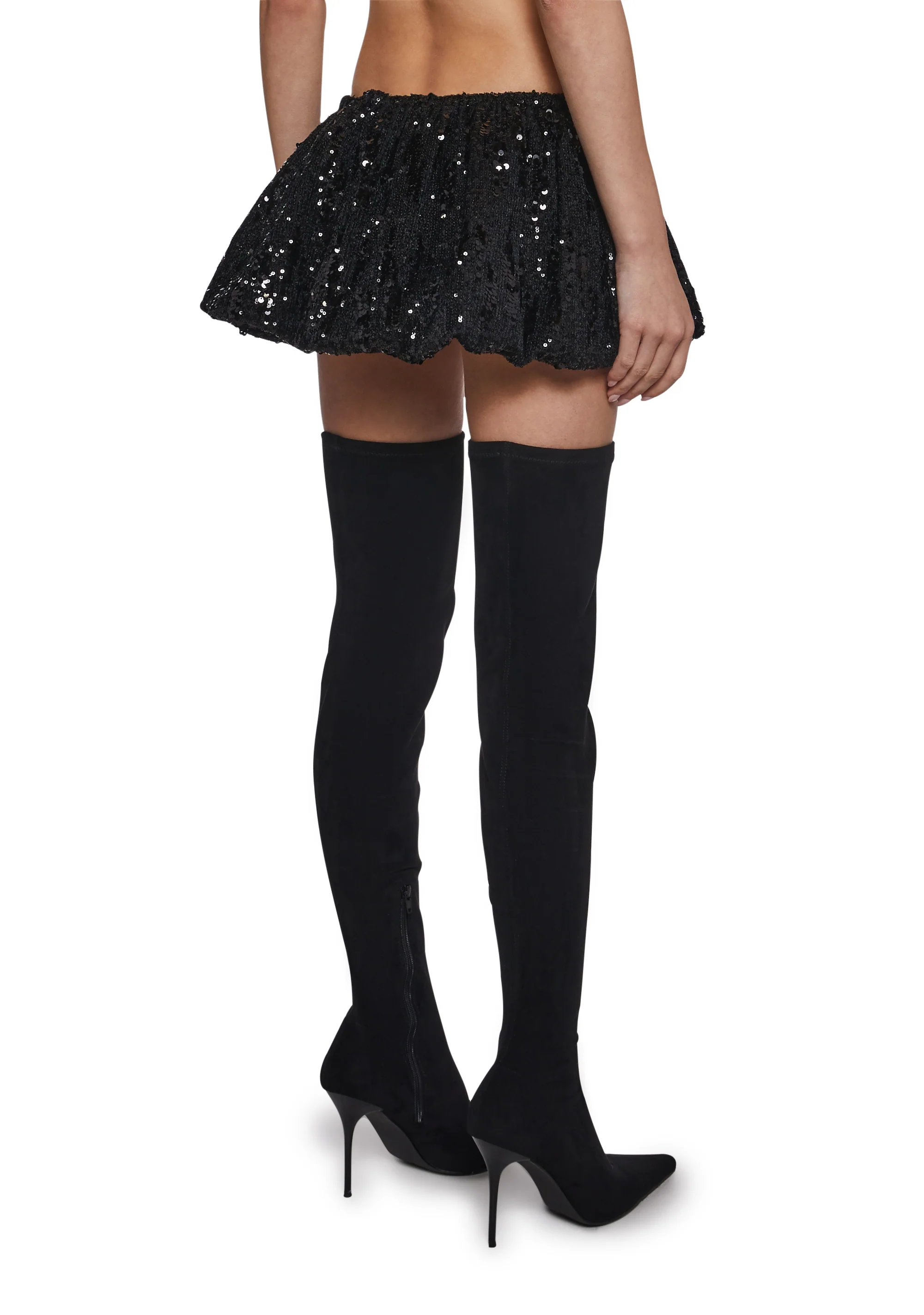 Shimmer Illusions Micro Skirt - Image 4