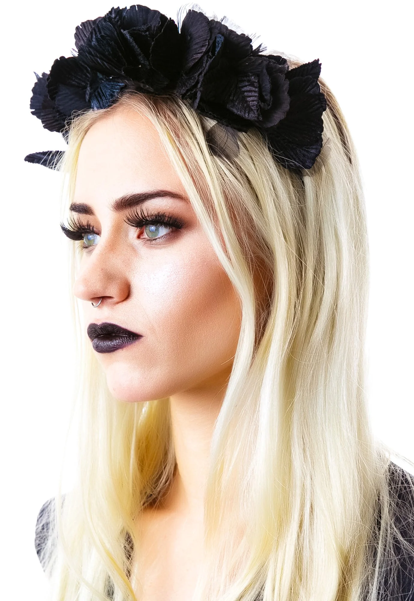 Serena Velvet Noir Crown - Red - Image 3