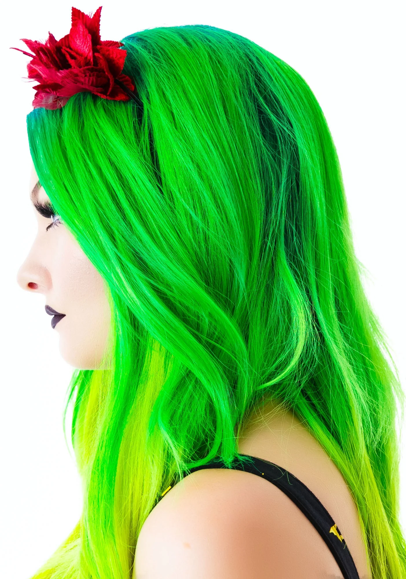 Serena Velvet Noir Crown - Red - Image 4