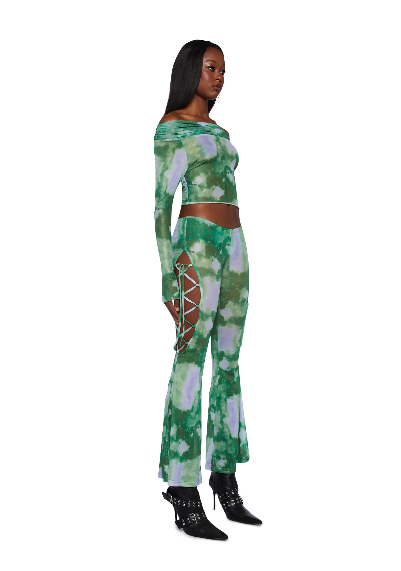 Serene Scene Pants Set - Image 3