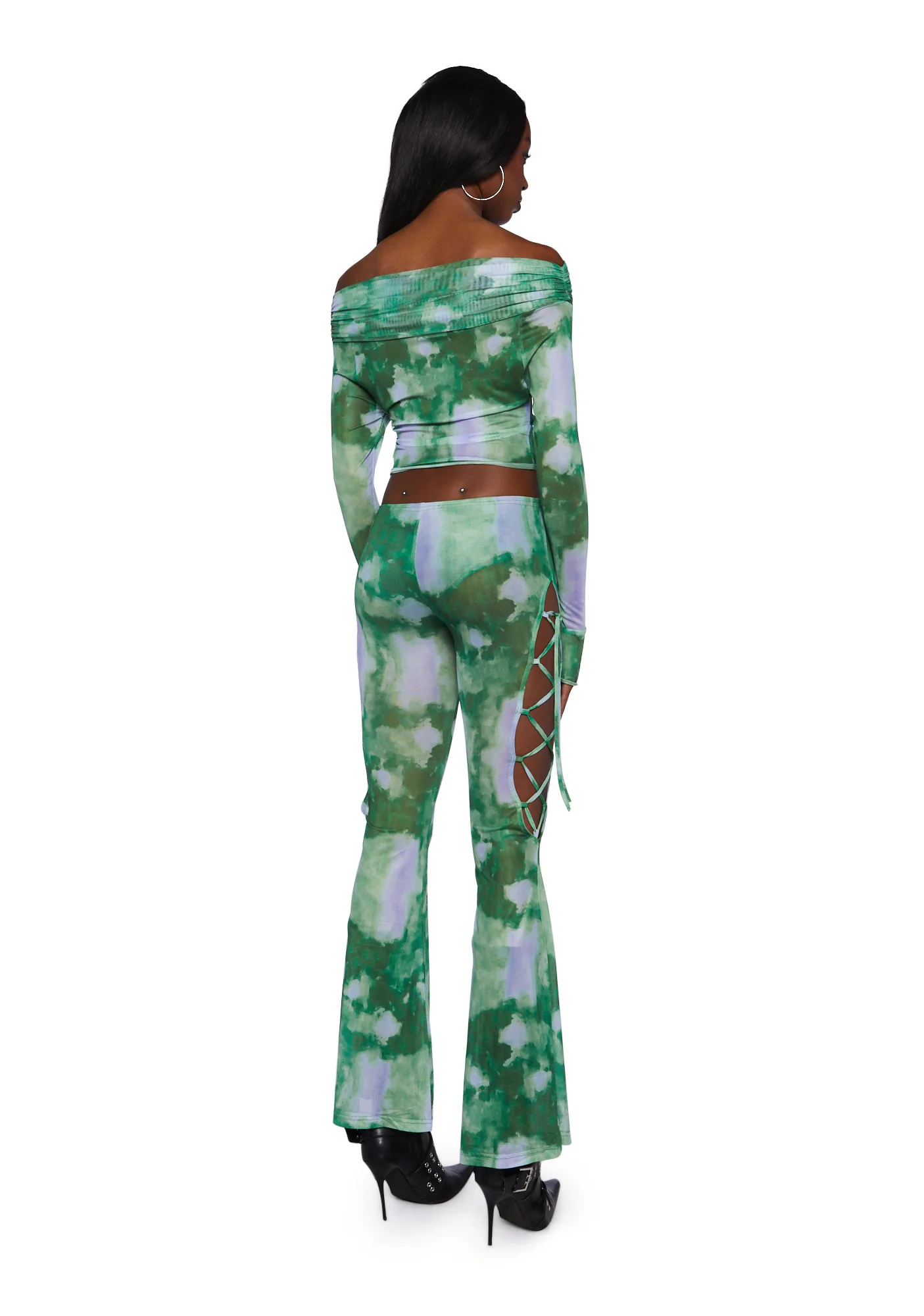 Serene Scene Pants Set - Image 4